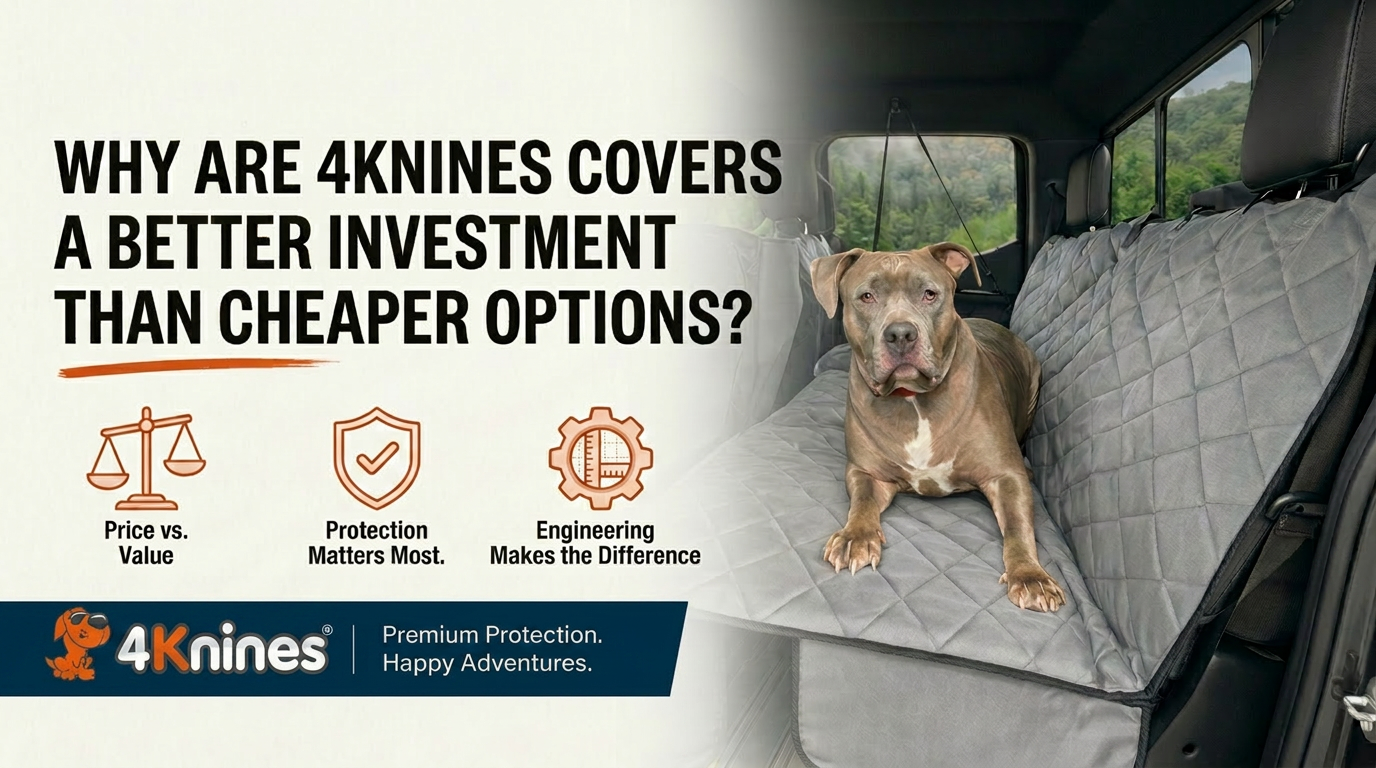 Why 4Knines Costs More Than Cheap Dog Seat Covers