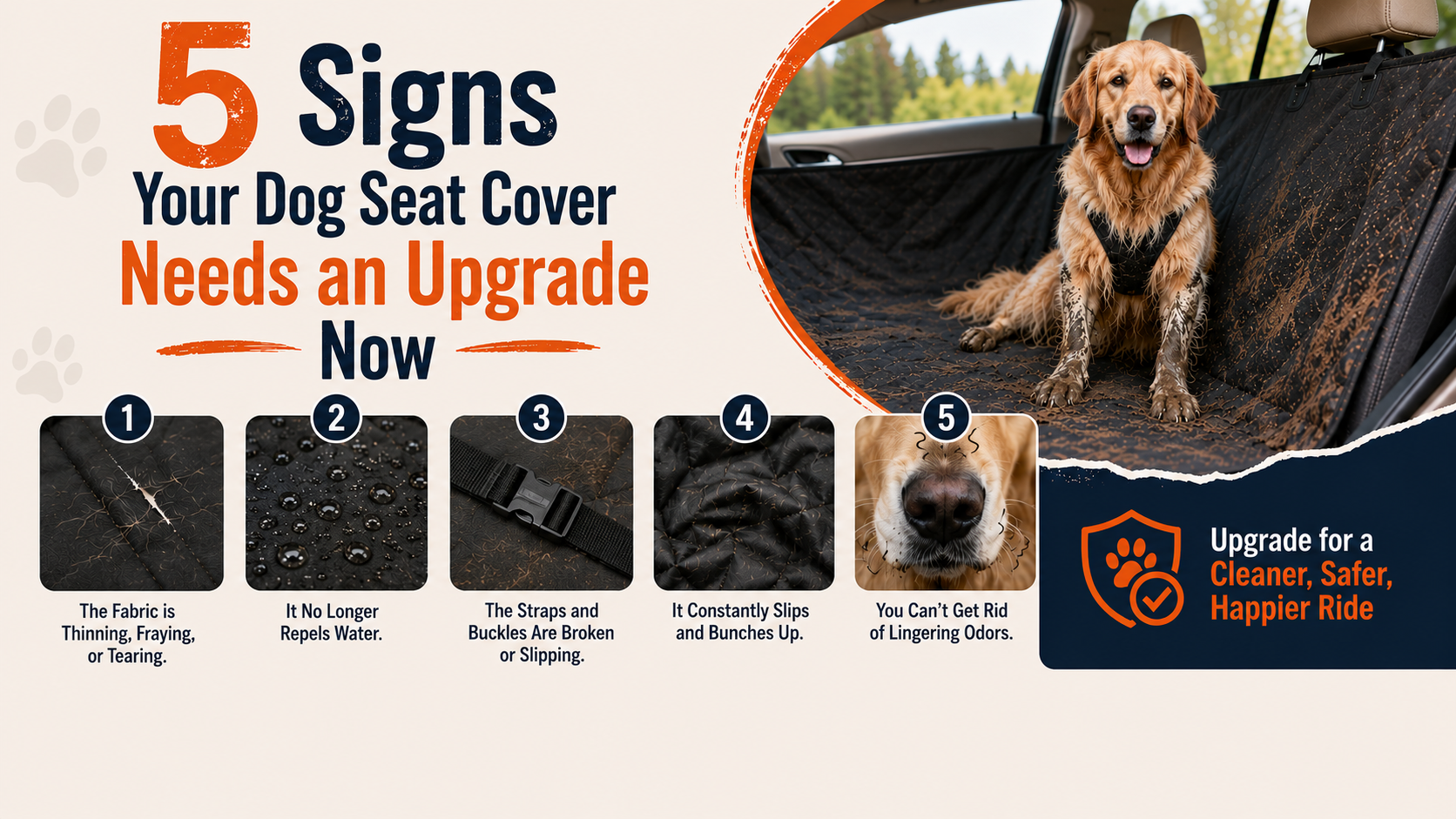 5 Signs Your Dog Seat Cover Needs an Upgrade Now