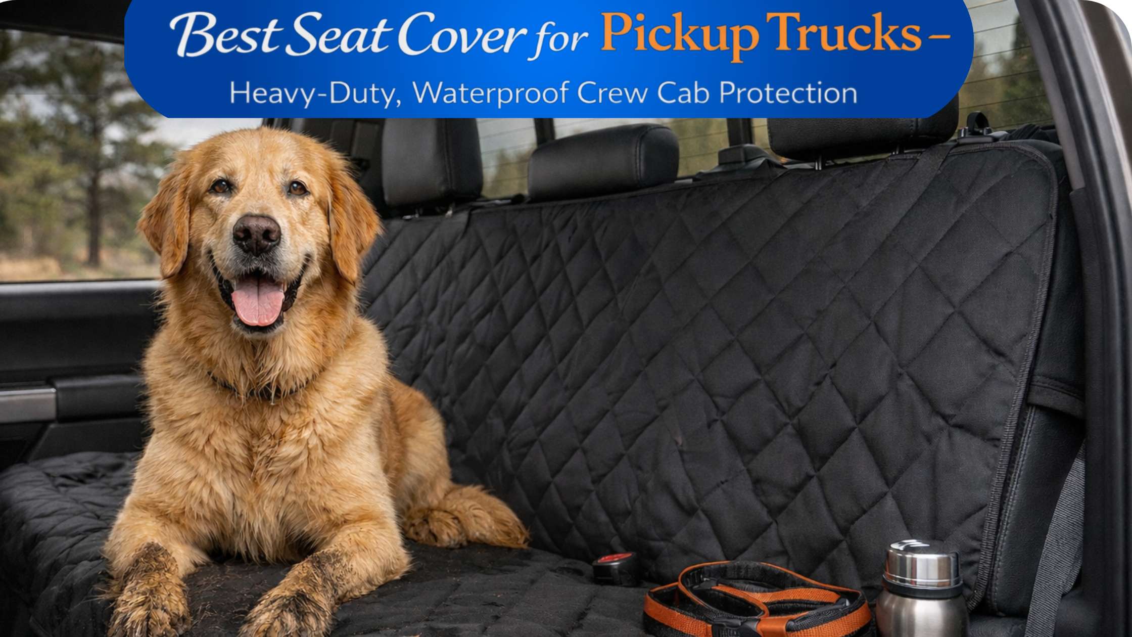 Best Seat Cover for Pickup Trucks – Heavy-Duty, Waterproof Crew Cab Protection