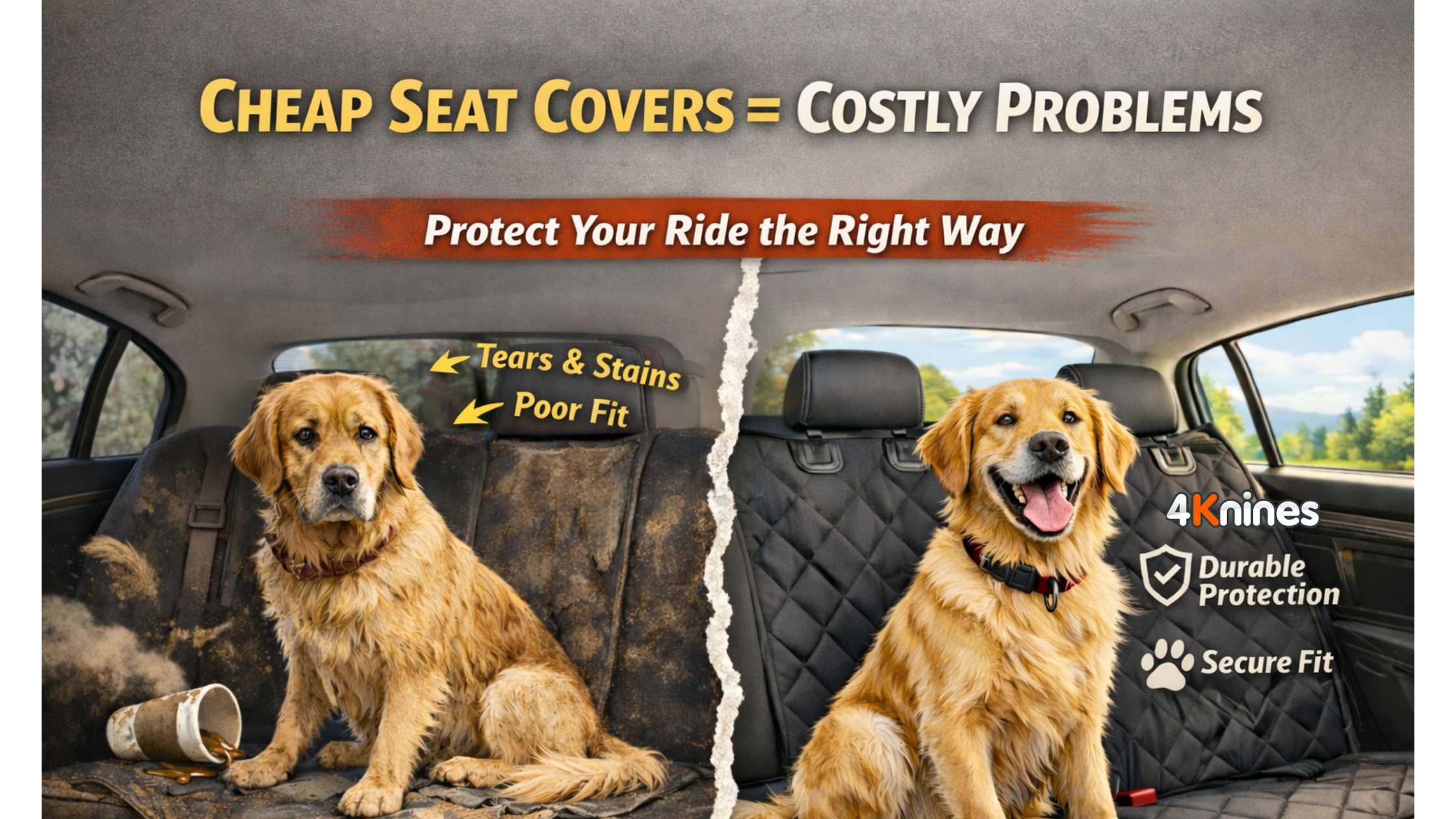 Why Cheap Dog Car Seat Covers Are Not a Good Idea | Protect Your Ride the Right Way