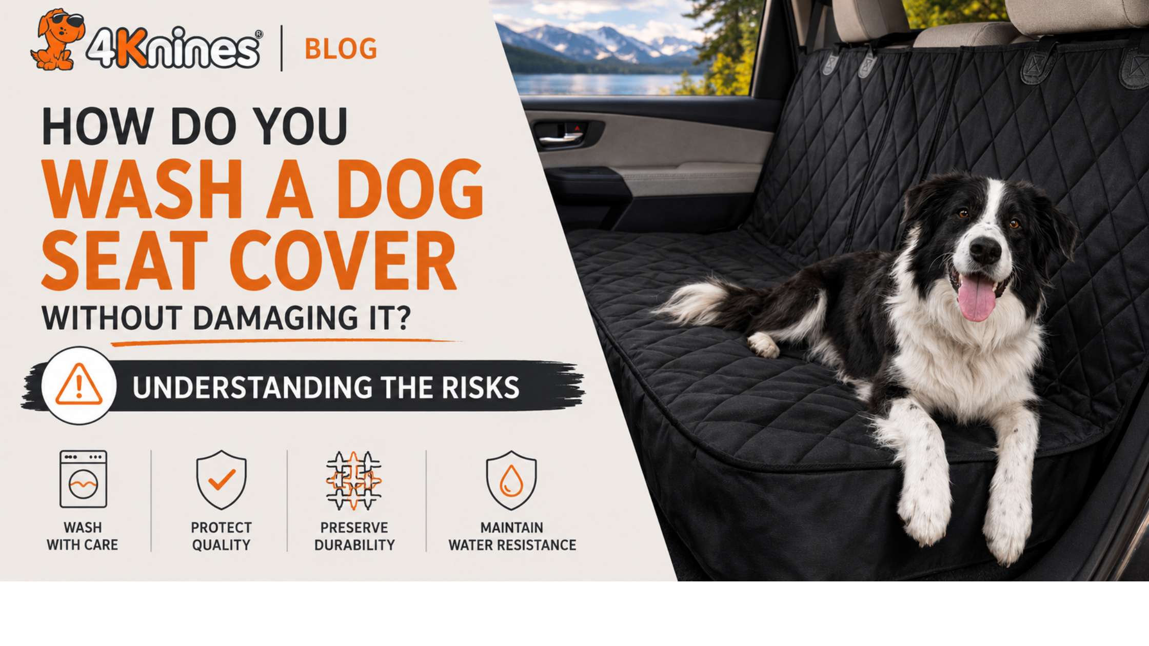 How do you wash a dog seat cover without damaging it? Understanding the Risks