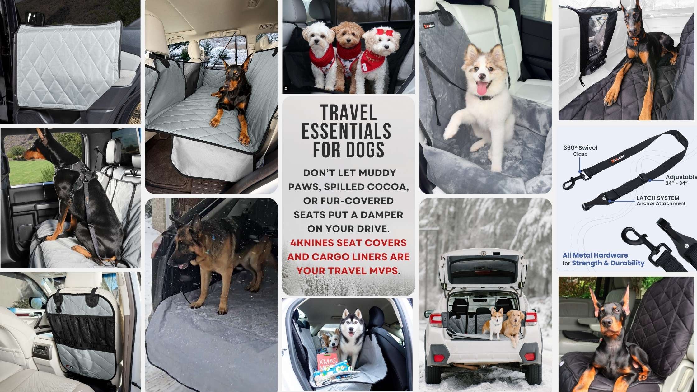 What Are Some Travel Accessories to Make Car Rides Easier for Pets? | 4Knines