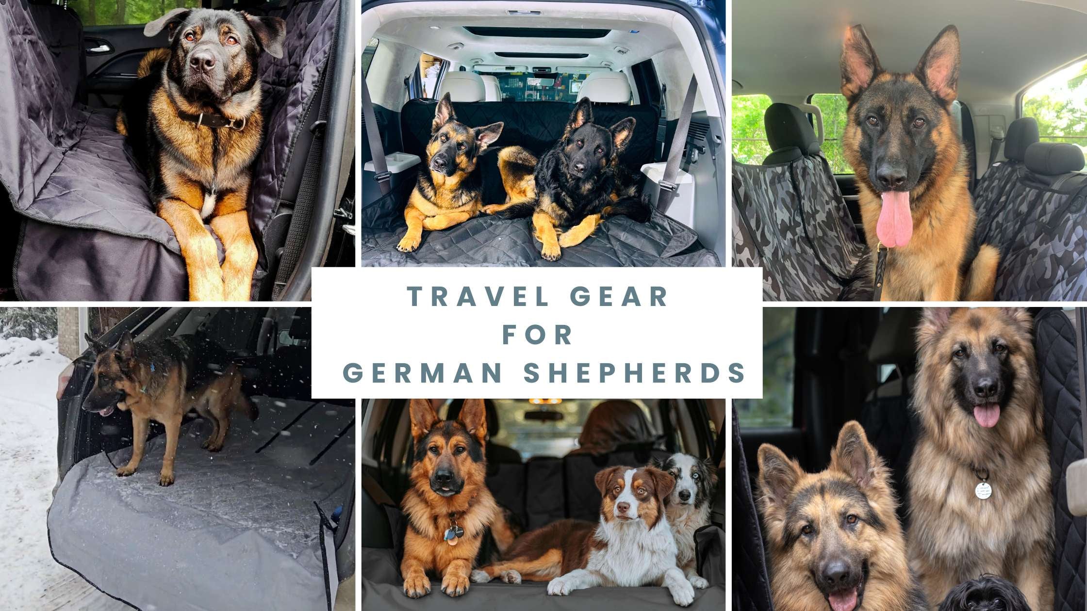 Travel Essentials for German Shepherds | 4Knines Seat Covers