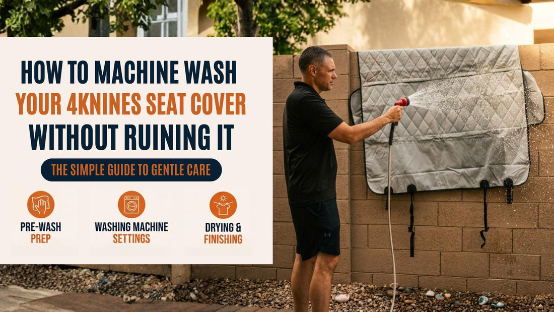How Do I Wash a 4Knines Dog Seat Cover Safely?