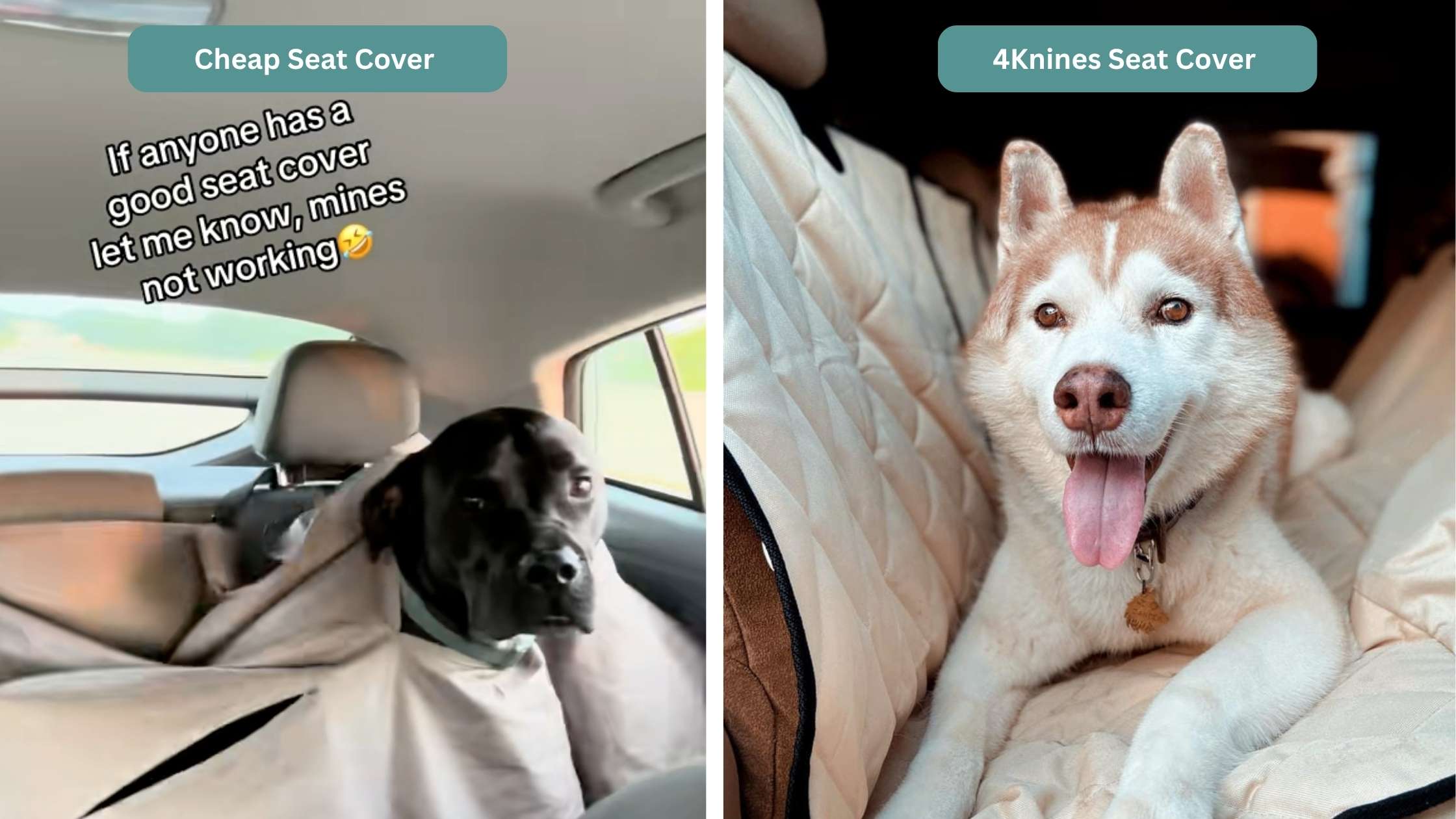 What Is the Difference Between a 4Knines Seat Cover and an Amazon Seat Cover?