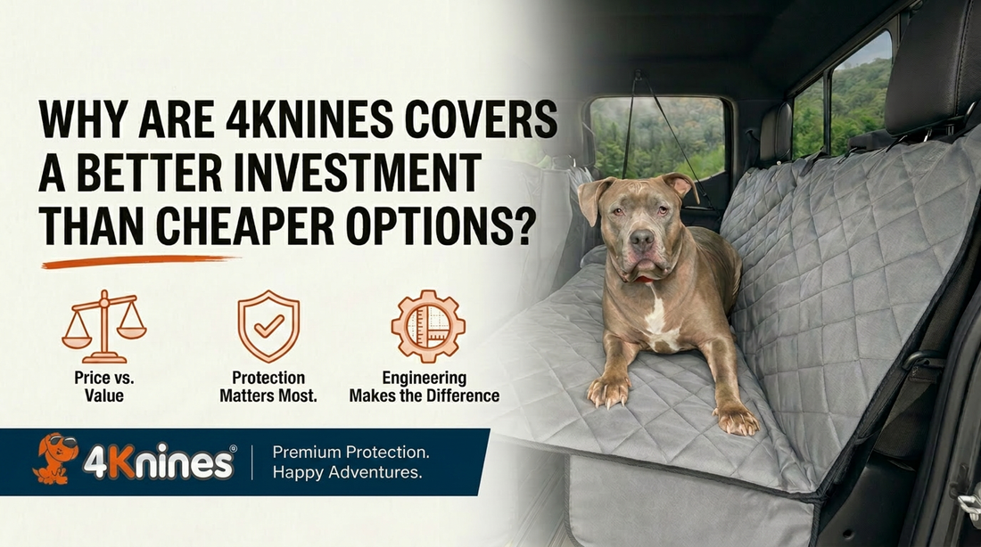 Why 4Knines Costs More Than Cheap Dog Seat Covers
