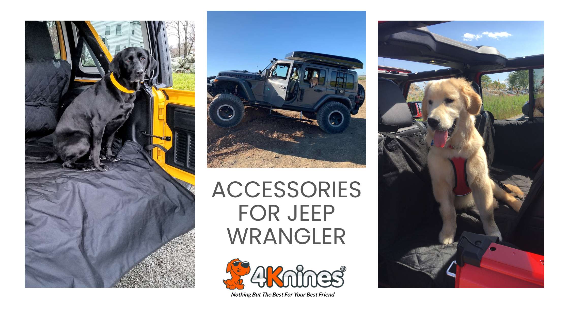 Best Jeep Wrangler Accessories for Traveling with Your Dog | 4Knines