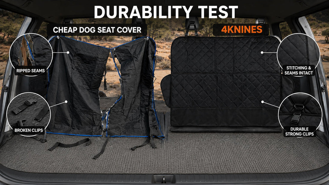 4Knines vs. Cheap Dog Seat Covers: A 6-Month Durability Test