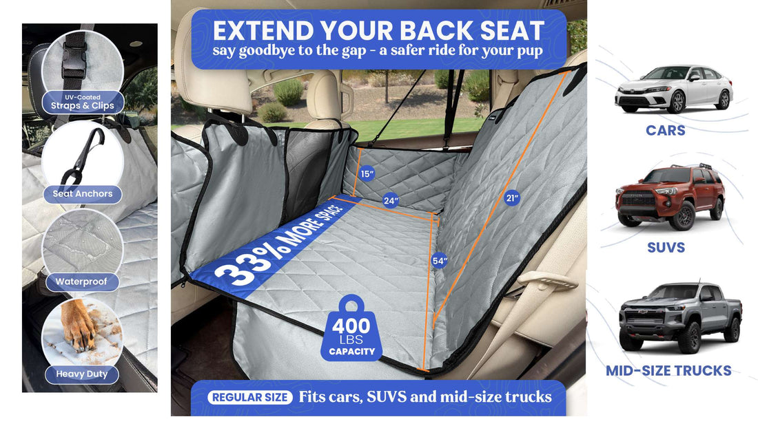 Dog Seat Cover That Doesn’t Sag Under Heavy Dogs | 4Knines Durable Design