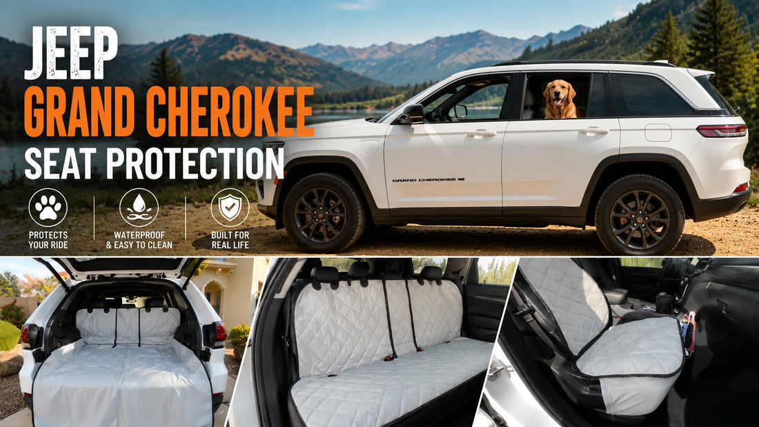 Best Jeep Grand Cherokee Seat Covers for Dogs: Rear Seat Cover, Cargo Liner & Front Seat Protection