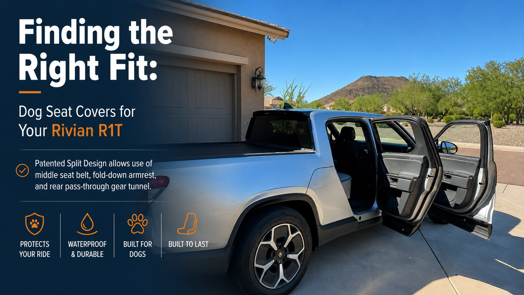 Finding the Right Fit: Dog Seat Covers for Your Rivian R1T