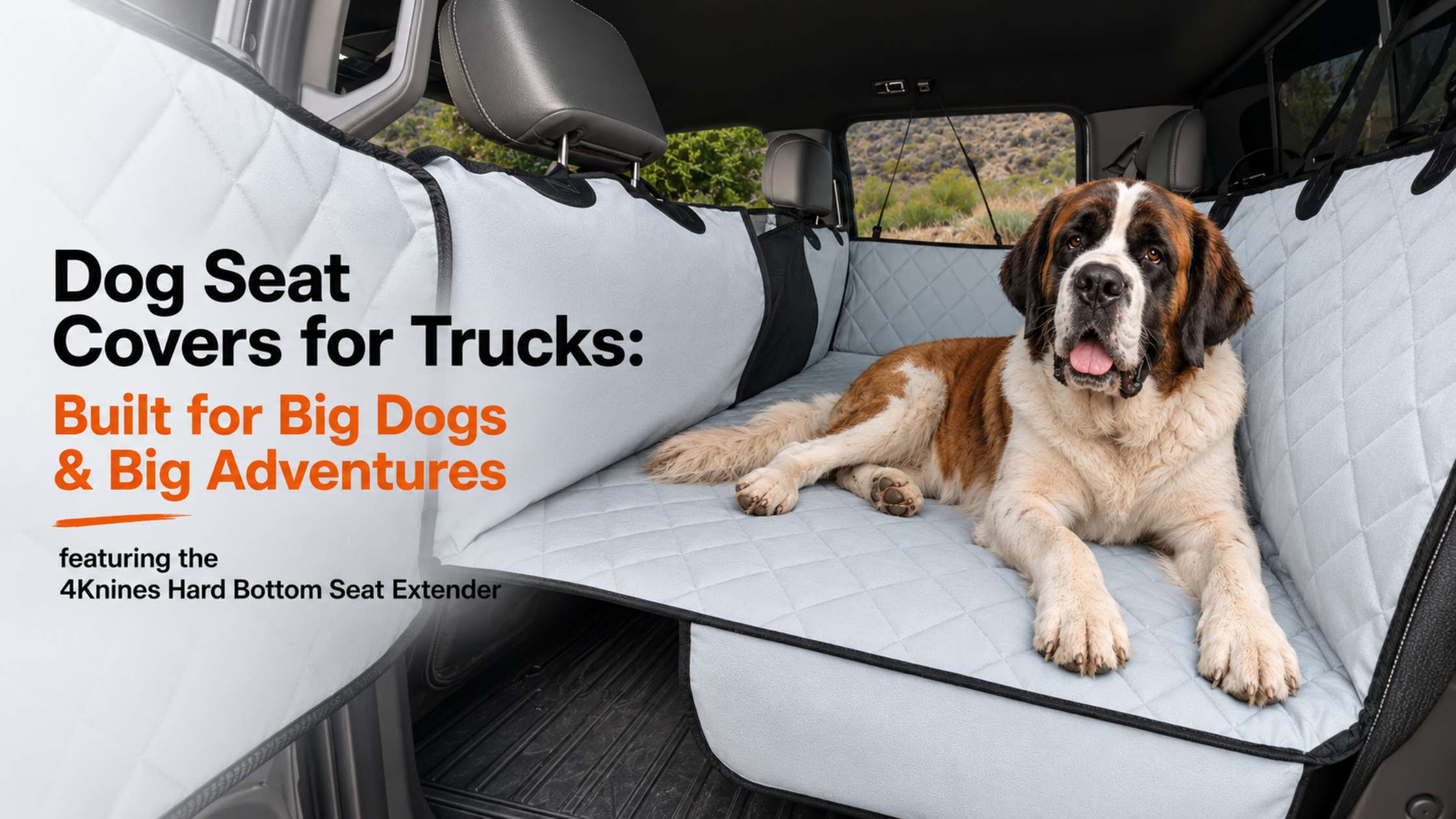 Best Dog Truck Seat Covers for Large Dogs 2026