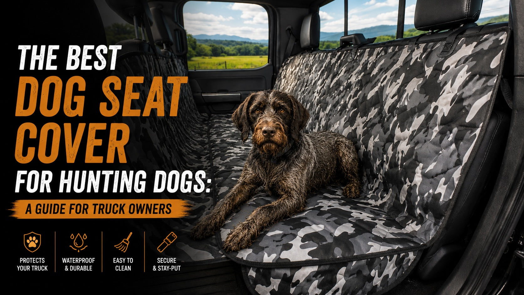 Best Dog Seat Cover for Hunting Dogs | Truck Guide