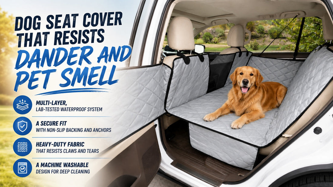 Dog Seat Cover That Resists Dander and Pet Smell