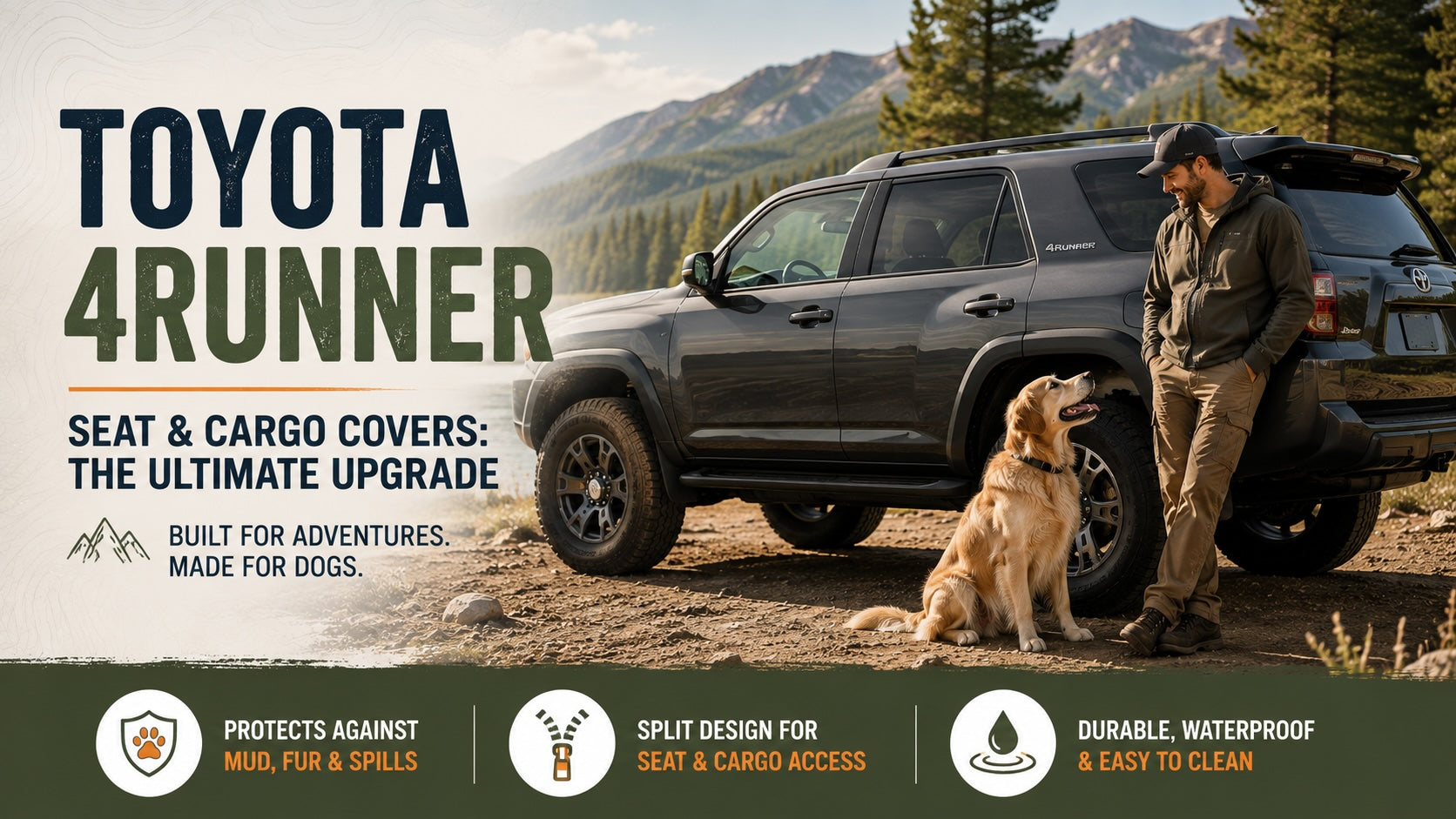 Best Dog Seat Covers for a Toyota 4Runner: Rear Seat Cover, Cargo Liner & Front Seat Cover Fit Guide