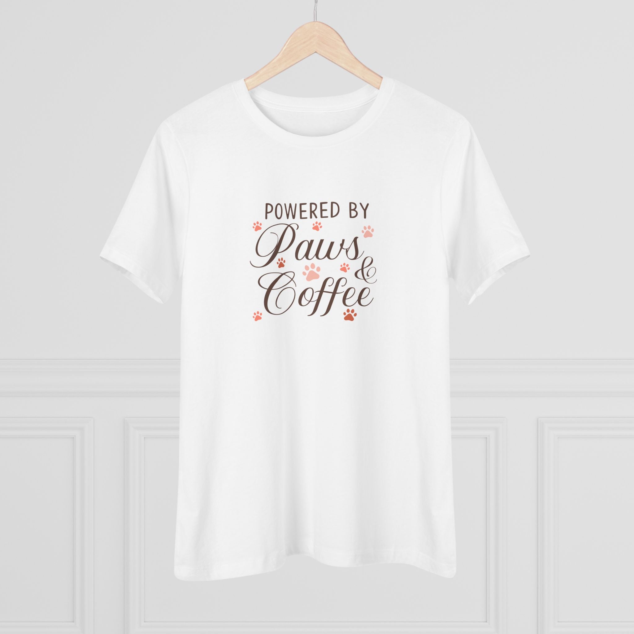 Powered by Paws & Coffee | Women's Tshirt