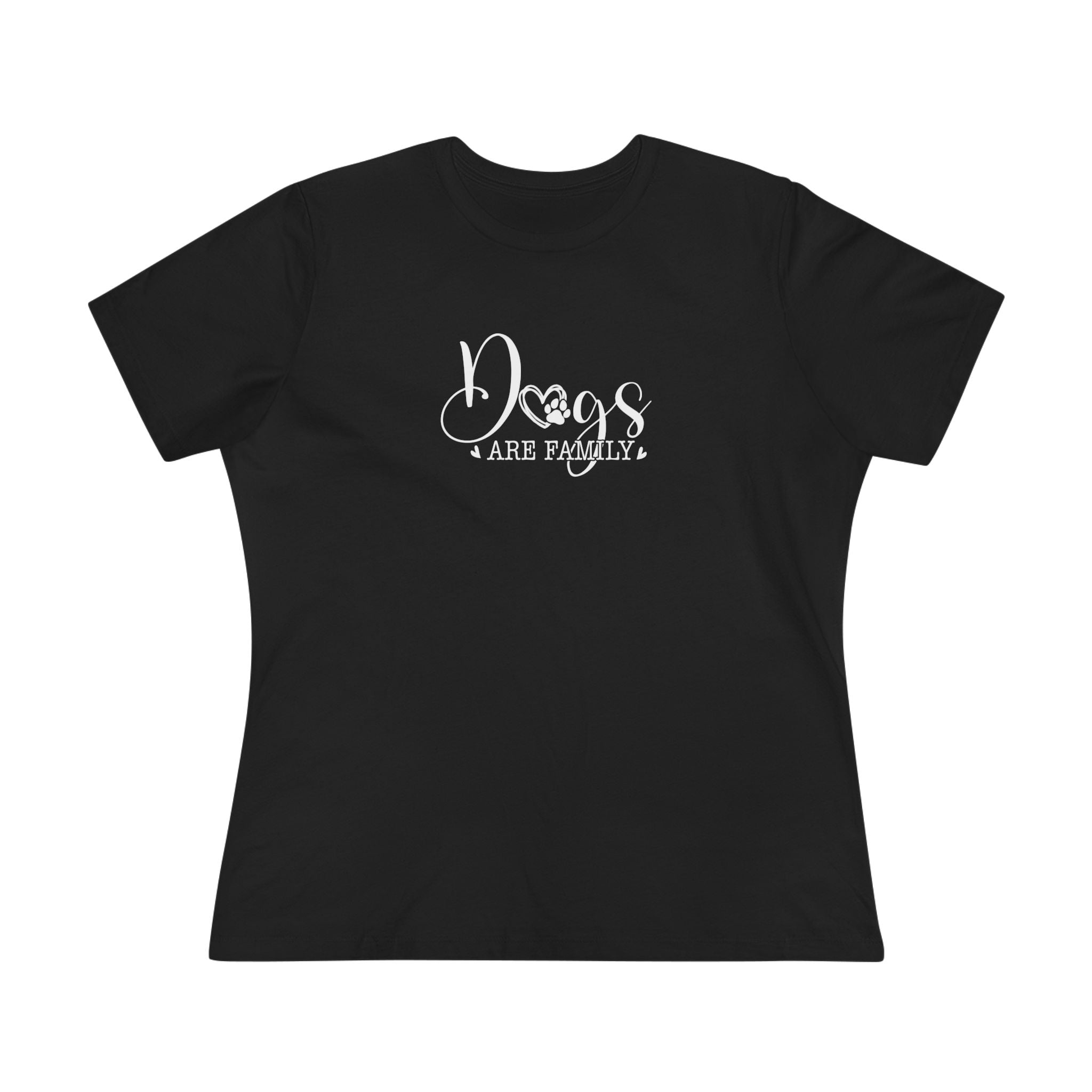 Dogs Are Family | Dog Mom Womens Tshirt