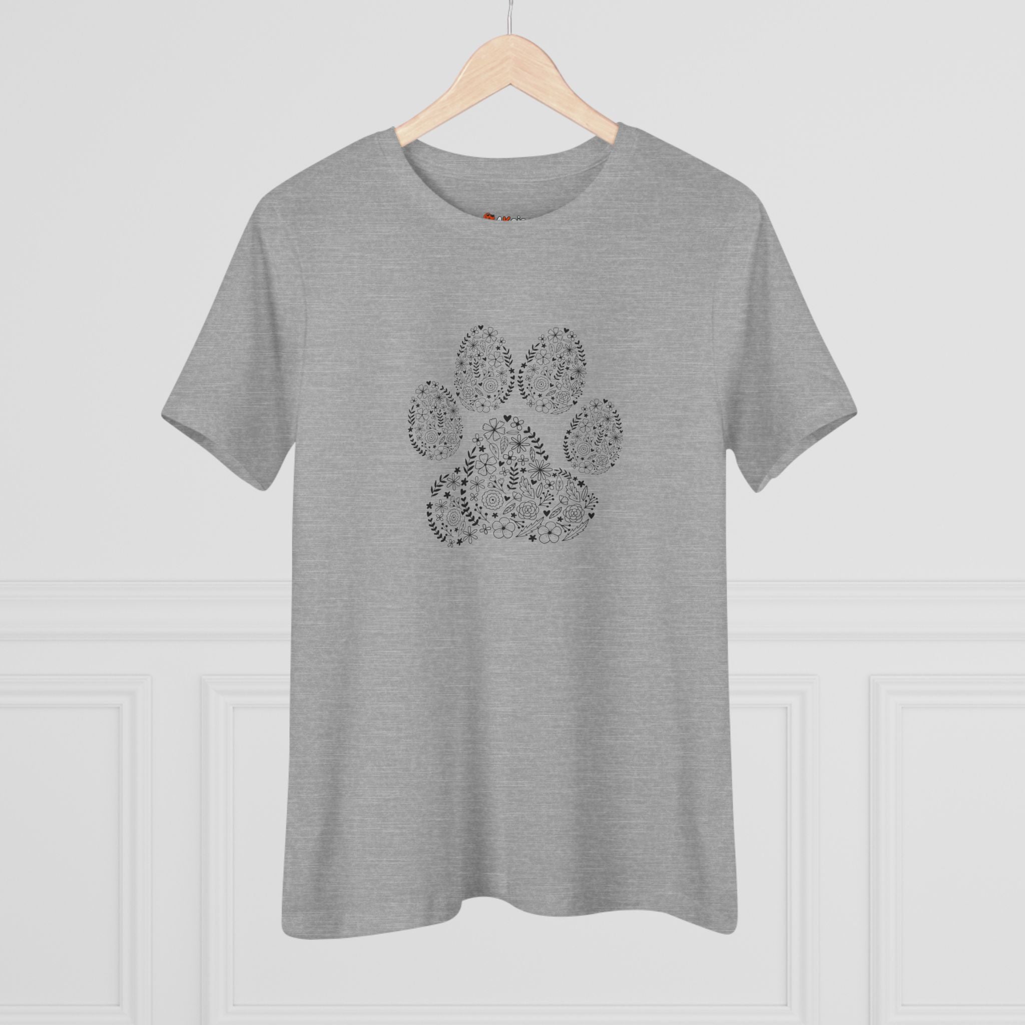 Flower Paw | Dog Lover Womens Tshirt