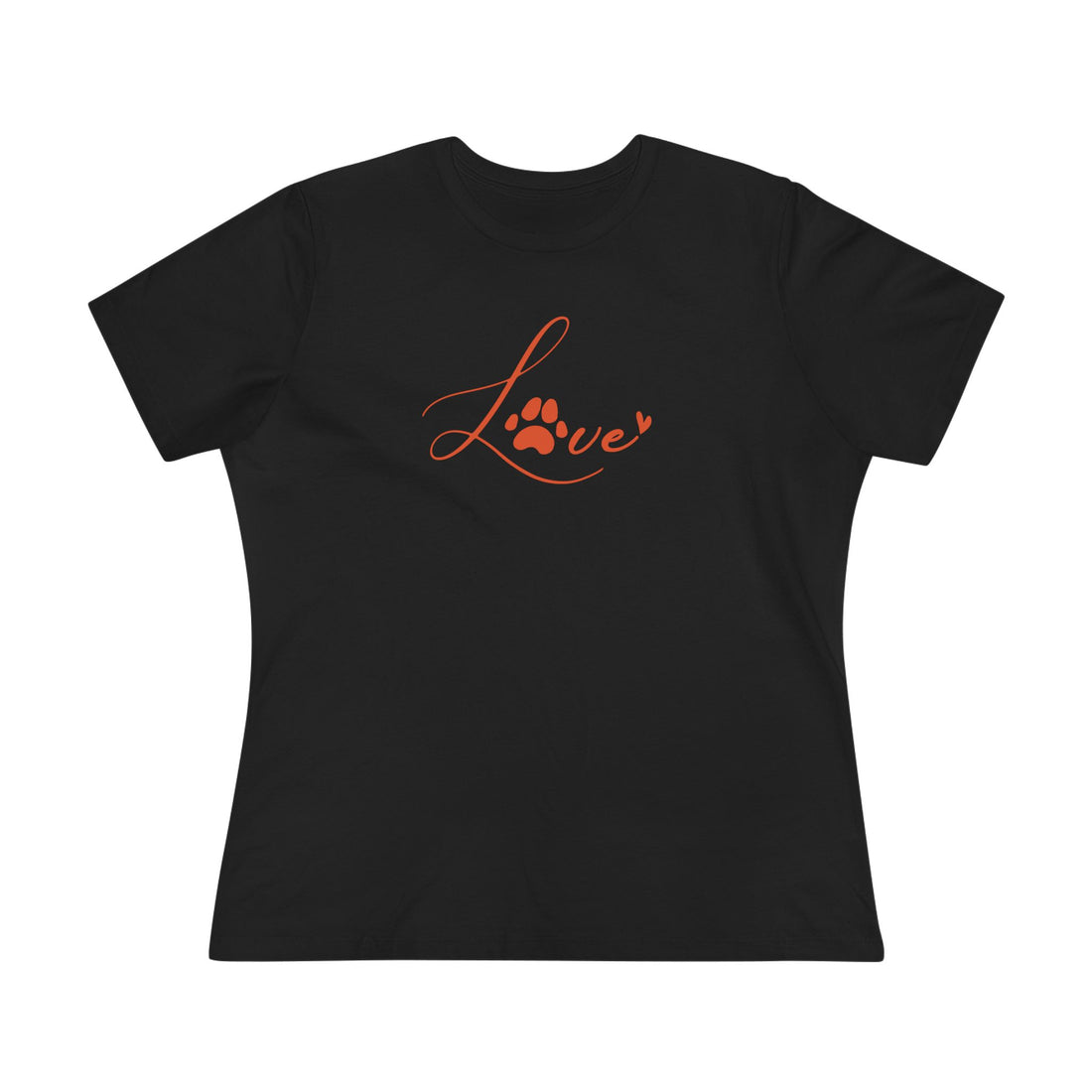 Dog Lovers Paw Print Womens Tshirt 2