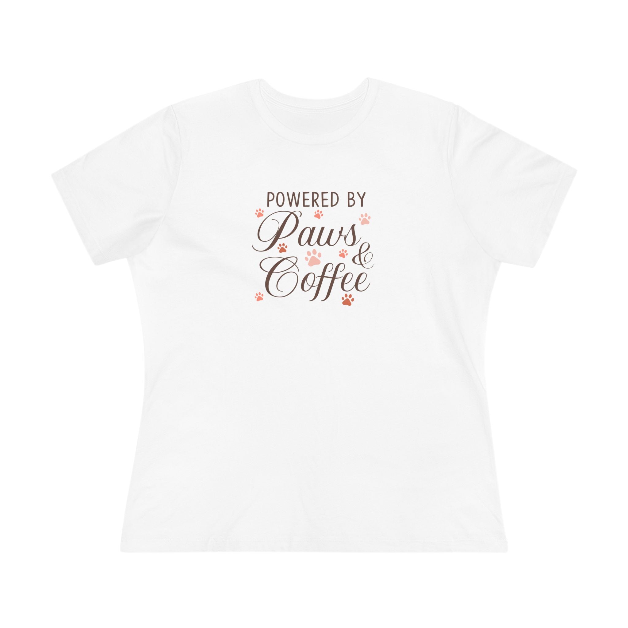 Powered by Paws & Coffee | Women's Tshirt