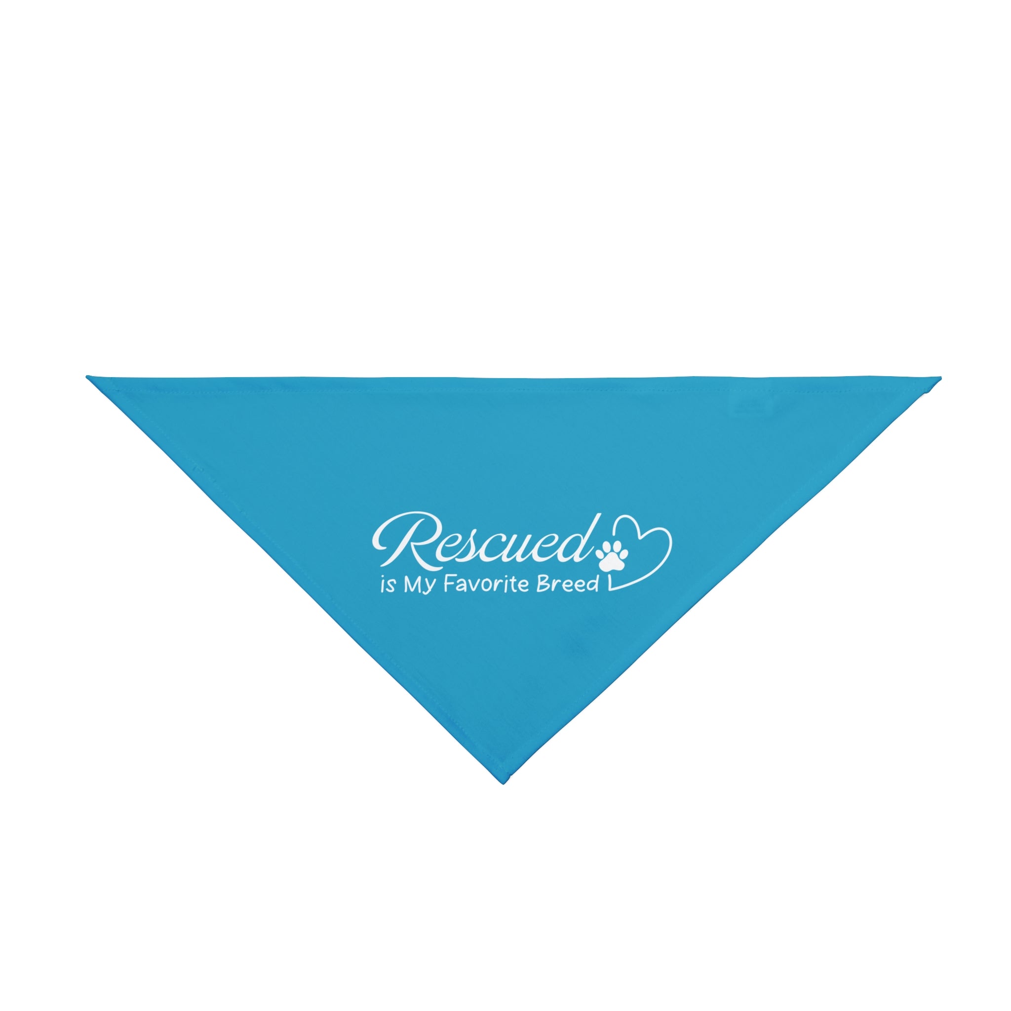 Rescued is My Favorite Breed | Blue Dog Bandana