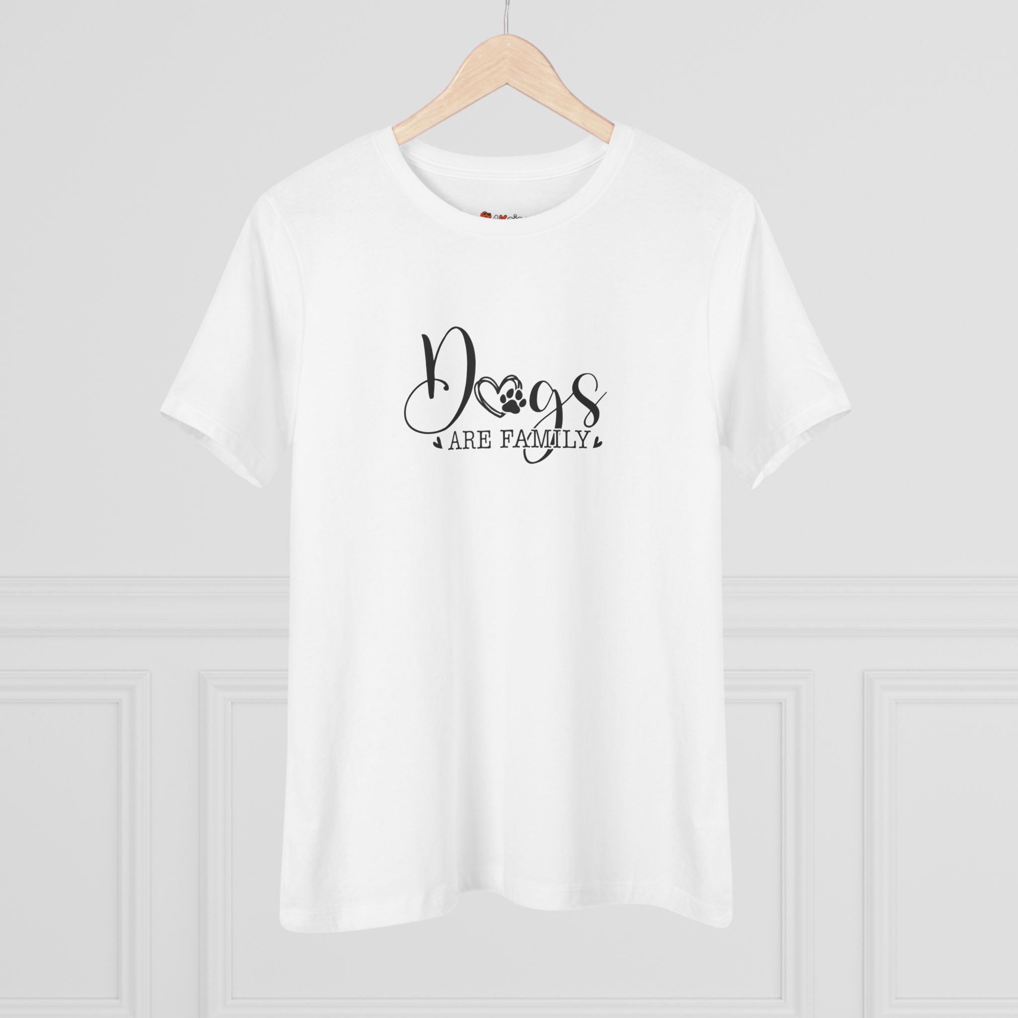 Dogs Are Family | Dog Mom Womens Tshirt