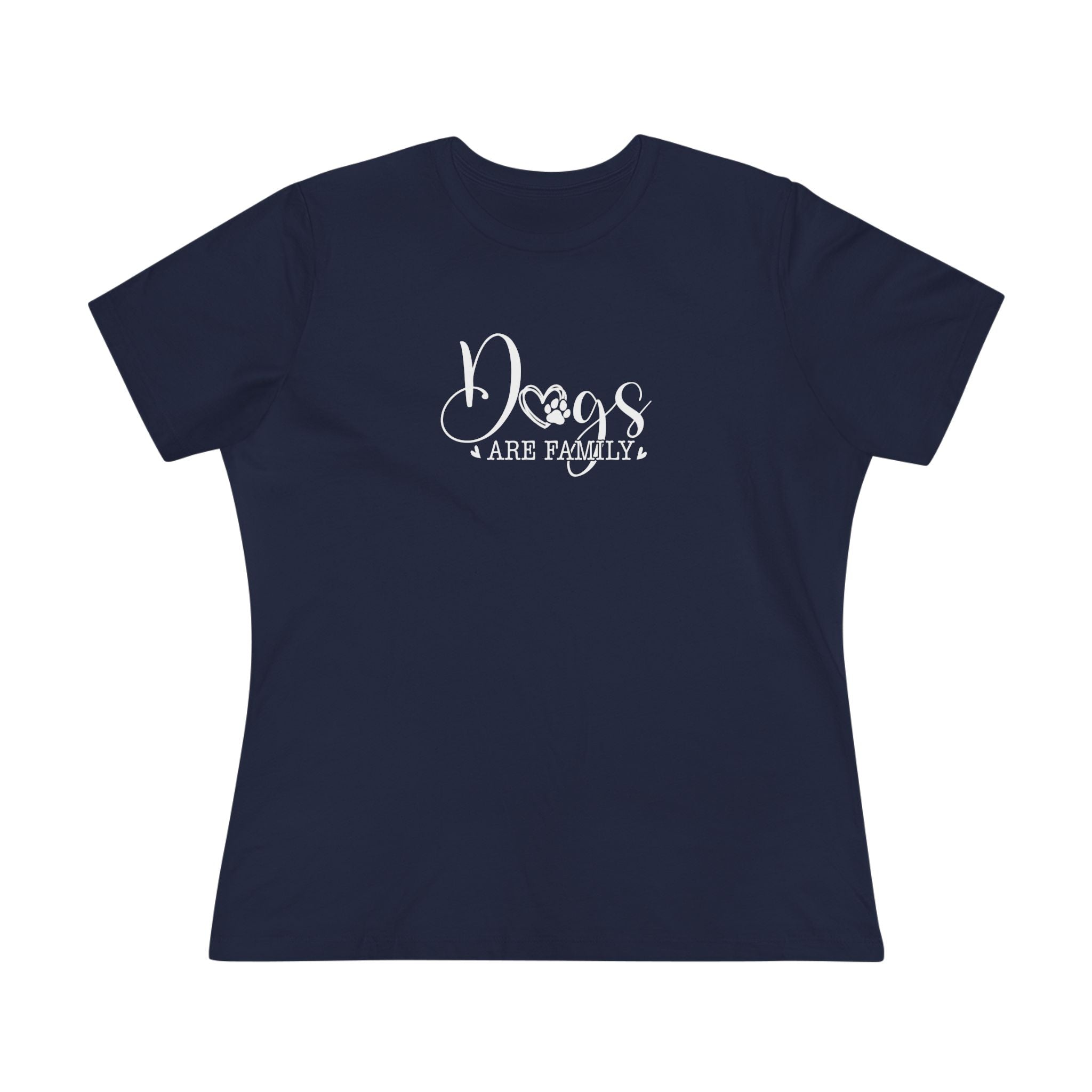 Dogs Are Family | Dog Mom Womens Tshirt