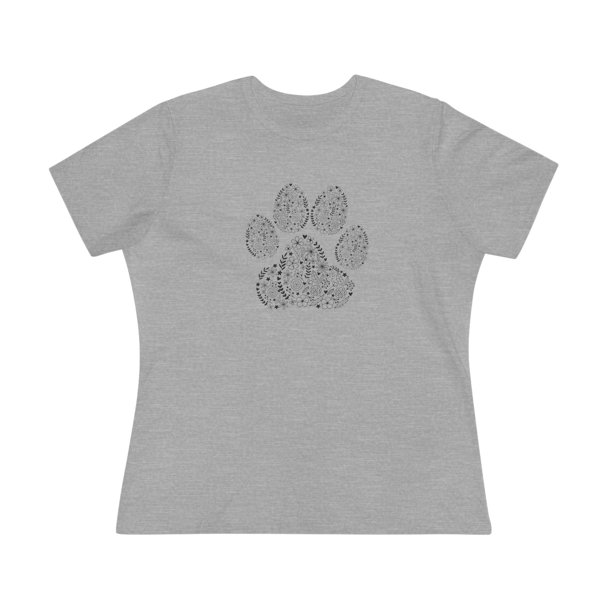 Flower Paw | Dog Lover Womens Tshirt