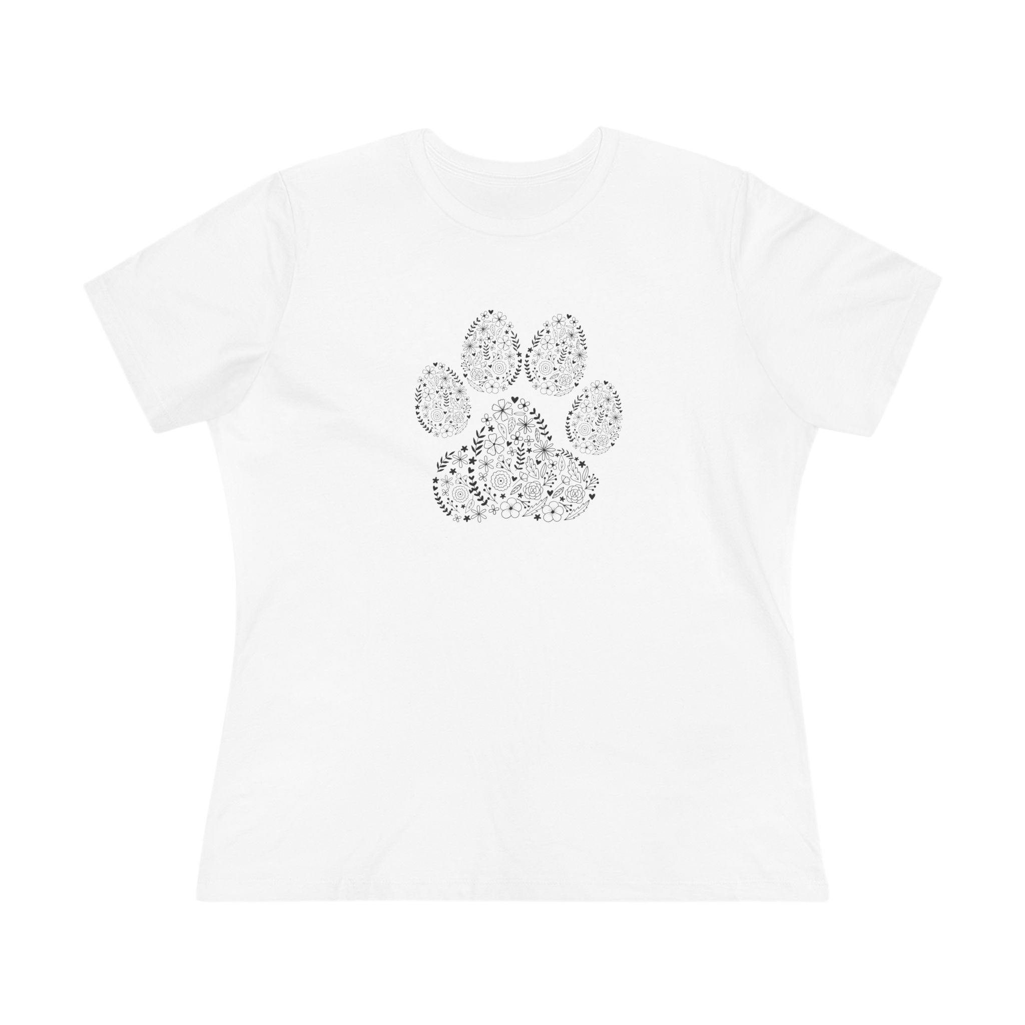 Flower Paw | Dog Lover Womens Tshirt