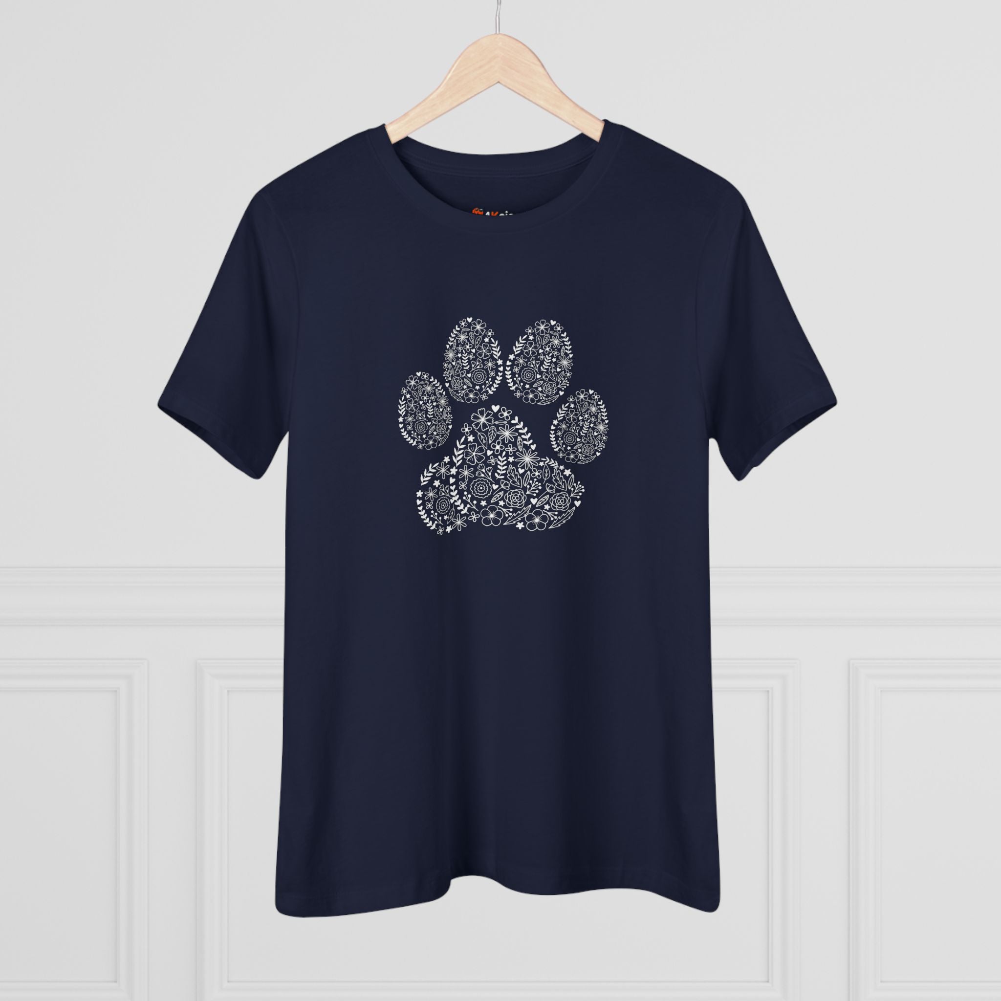 Flower Paw | Dog Lover Womens Tshirt