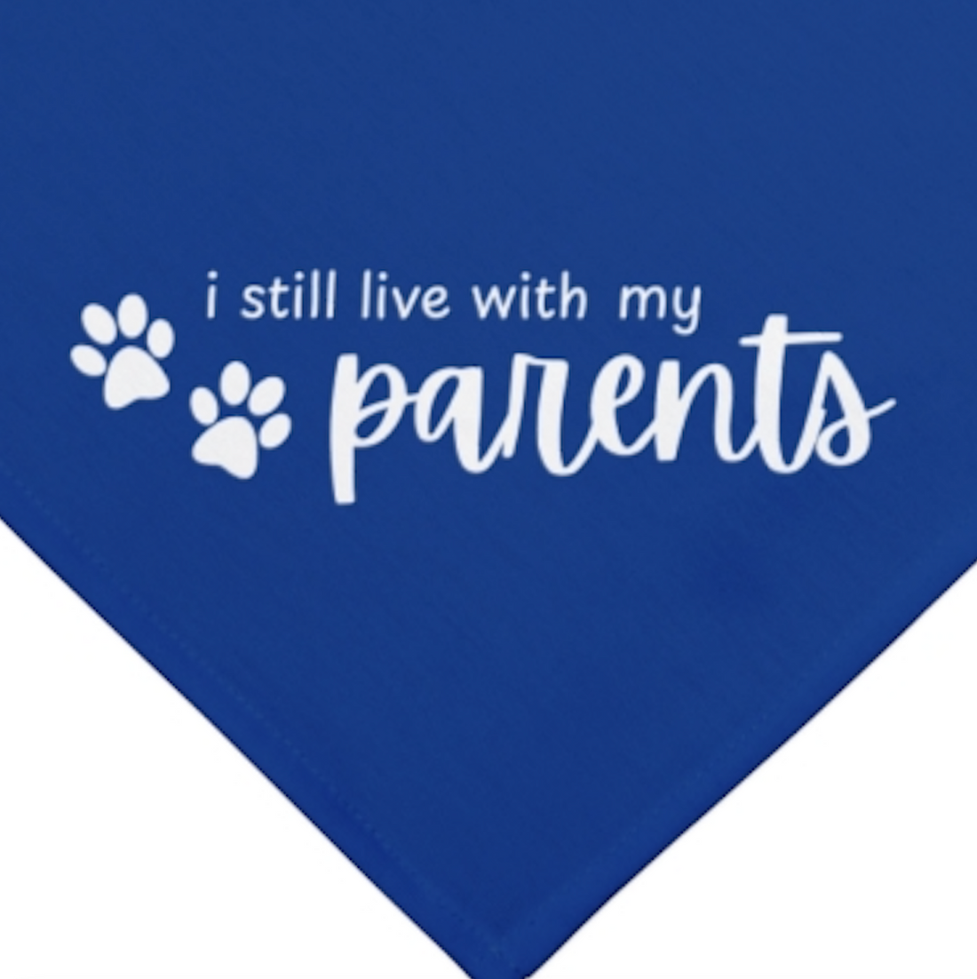 I Still Live With My Parents | Dog Bandana close up