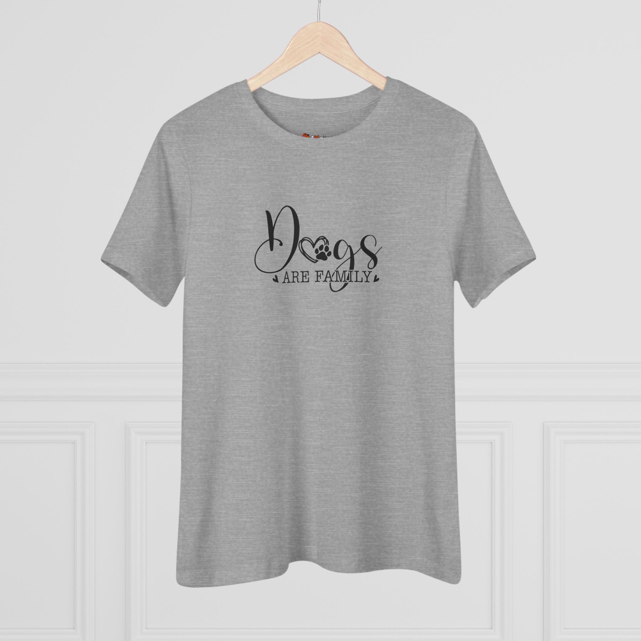 Dogs Are Family | Dog Mom Womens Tshirt