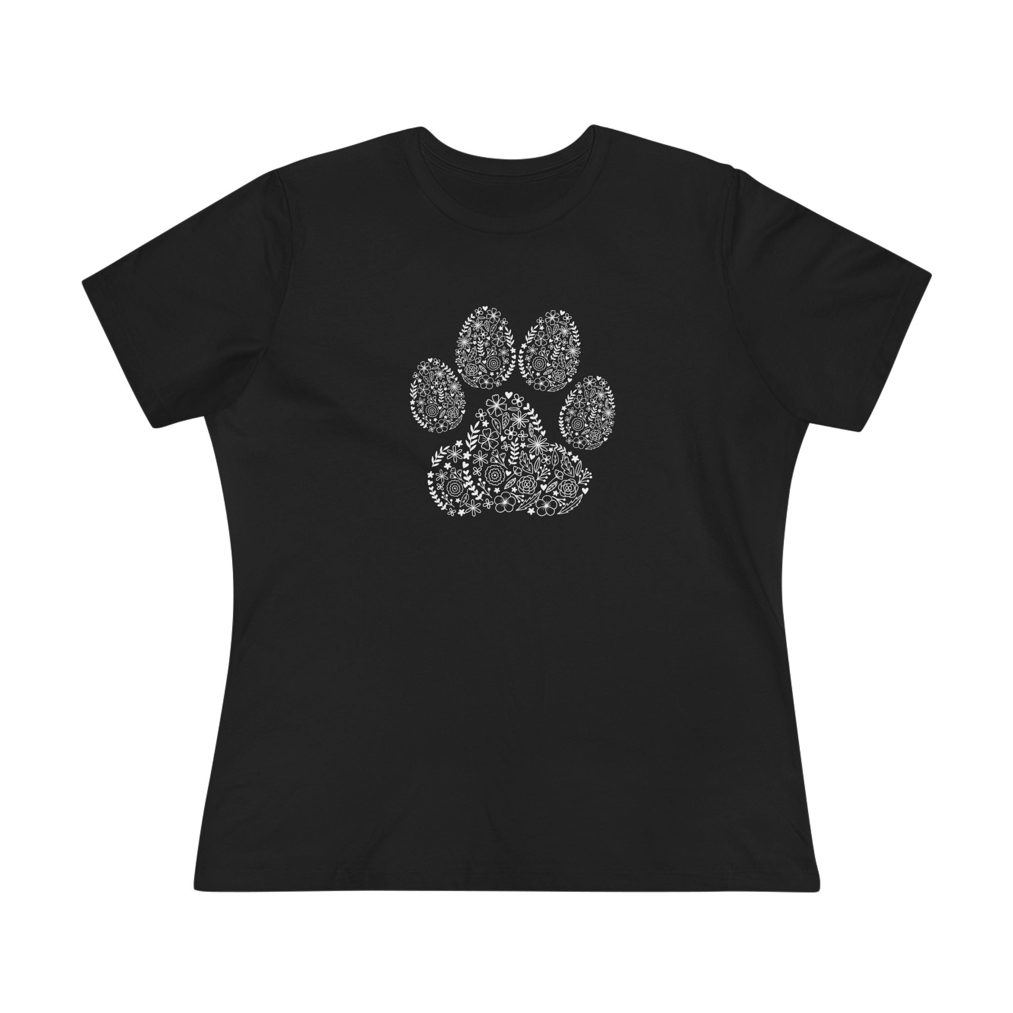 Flower Paw | Dog Lover Womens Tshirt