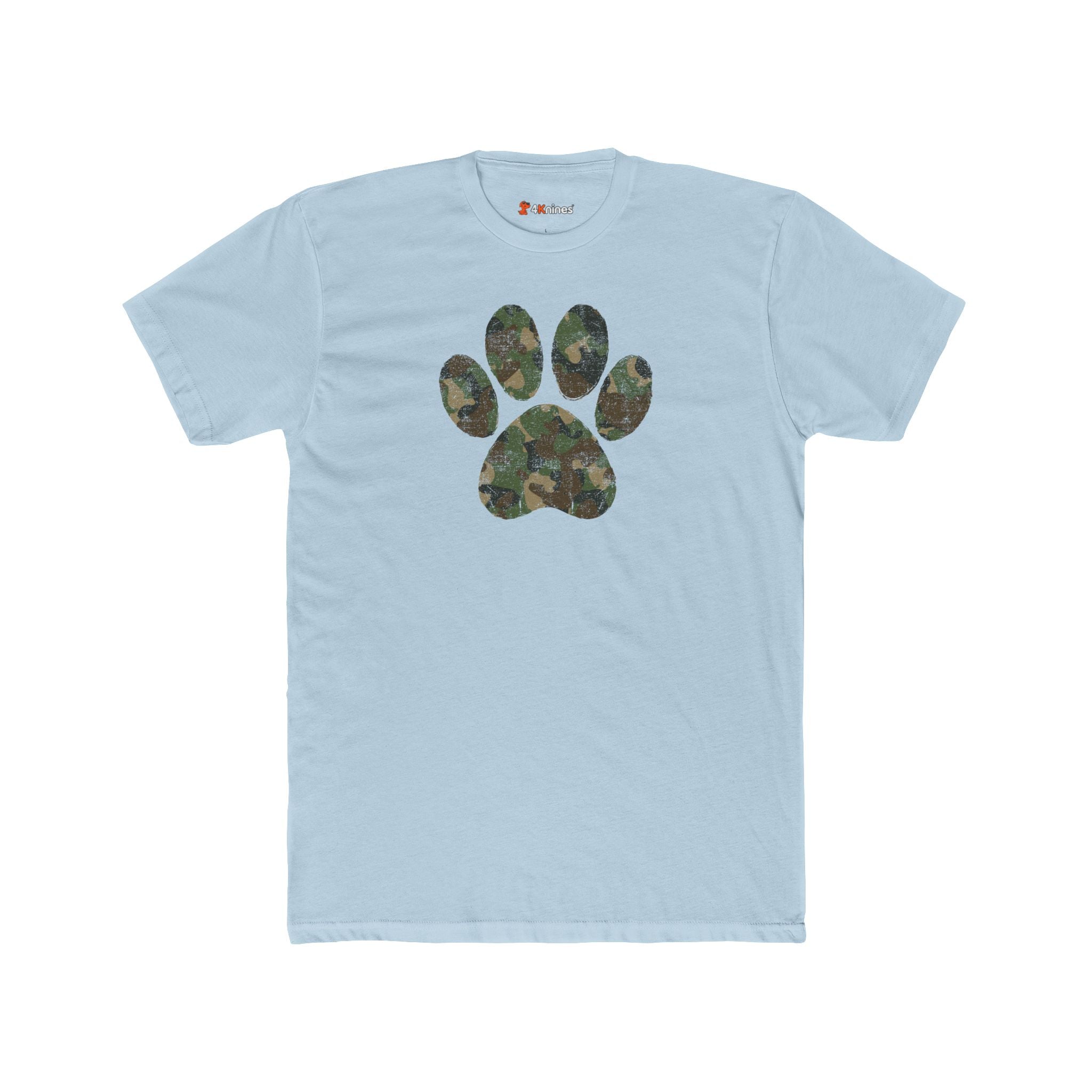 Camo Paw Green | Dog Lovers Mens Tshirt
