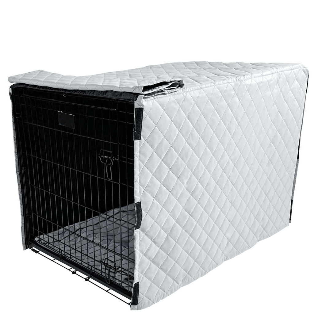 4Knines Dog Crate Kennel Cover Grey