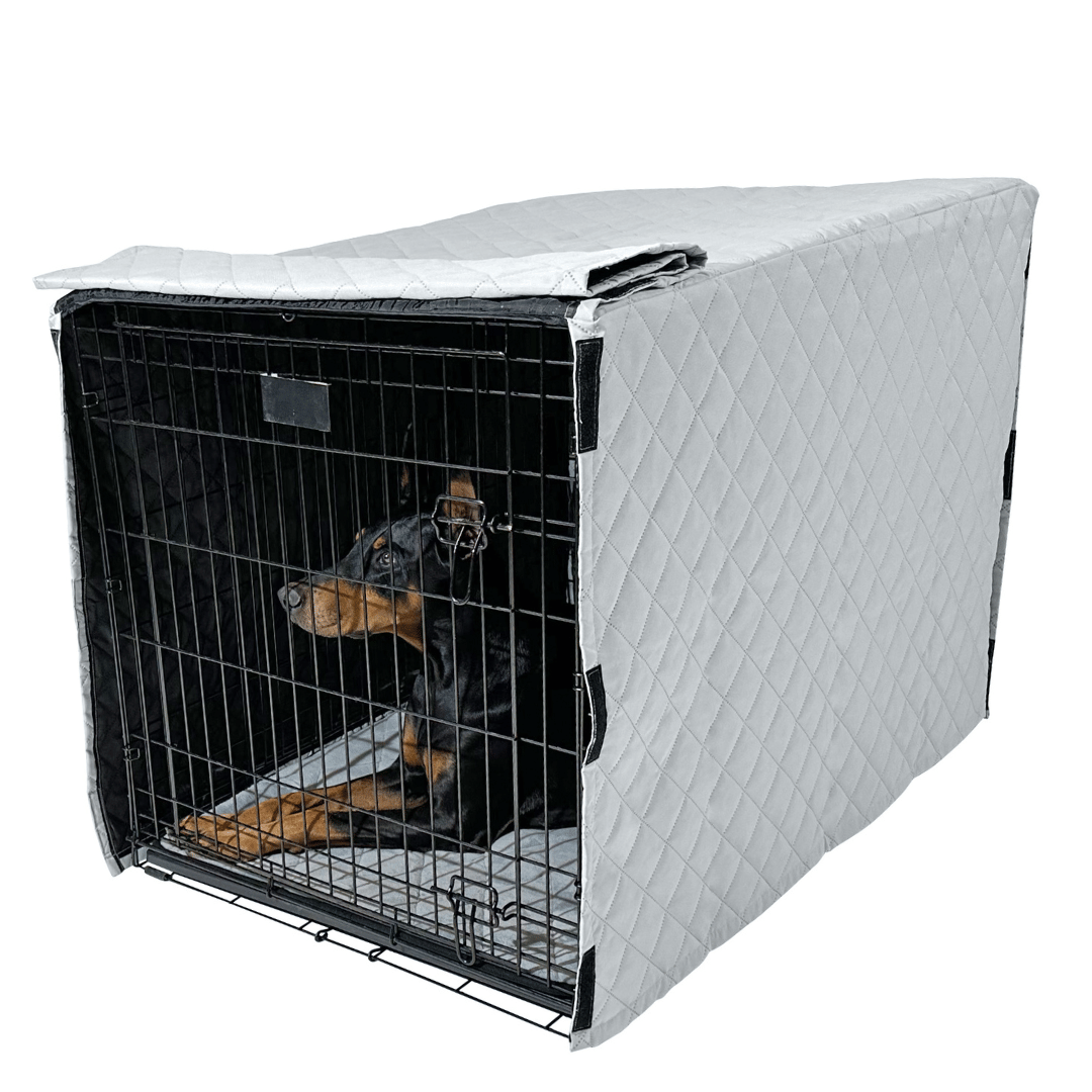 Dog Crate Kennel Cover Black 48 inch Crate 4Knines