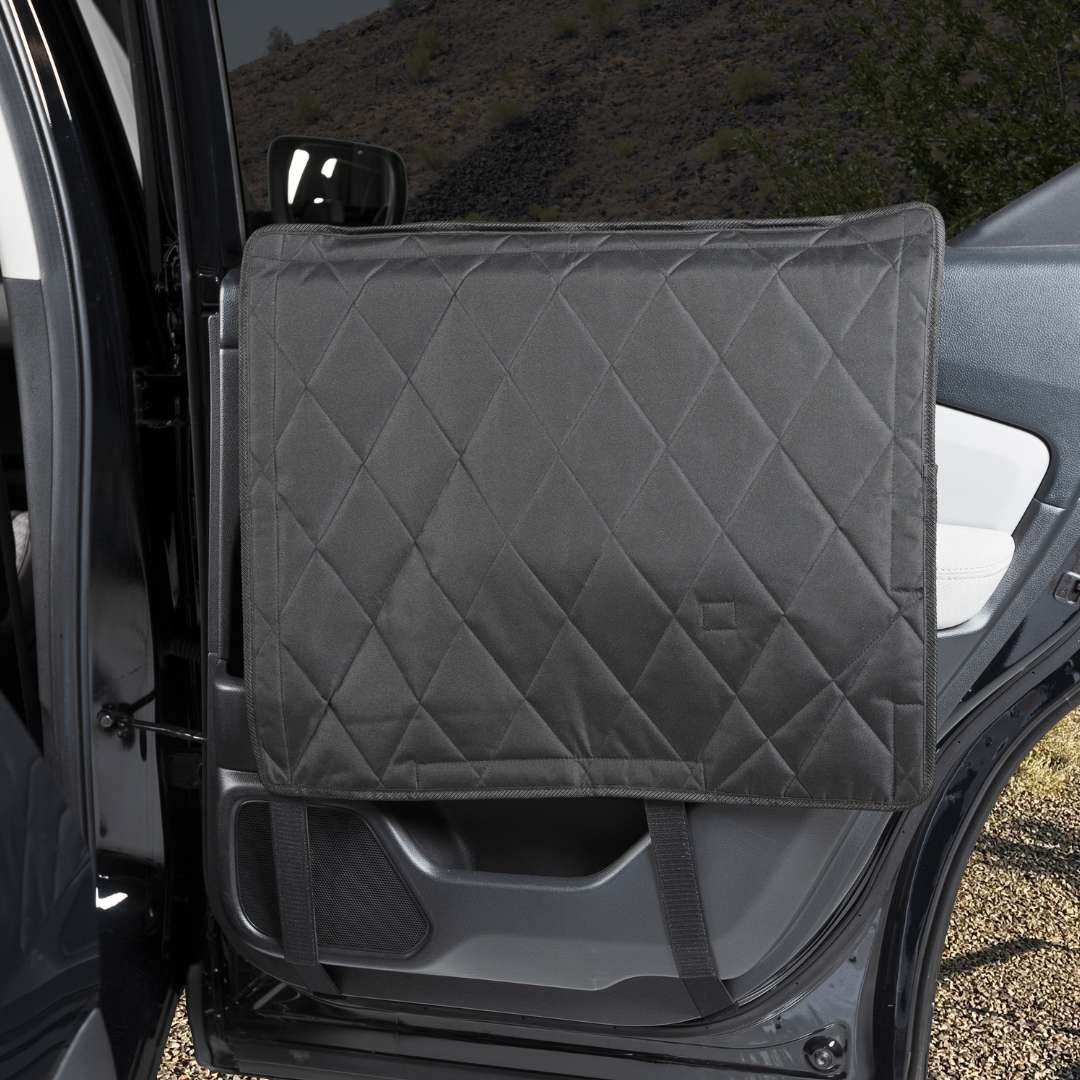 4Knines Car Door Covers That Stay In Place Large Black