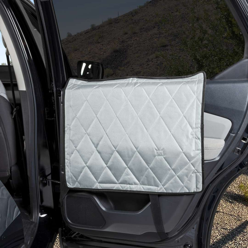 4Knines Car Door Covers That Stay In Place Large Grey