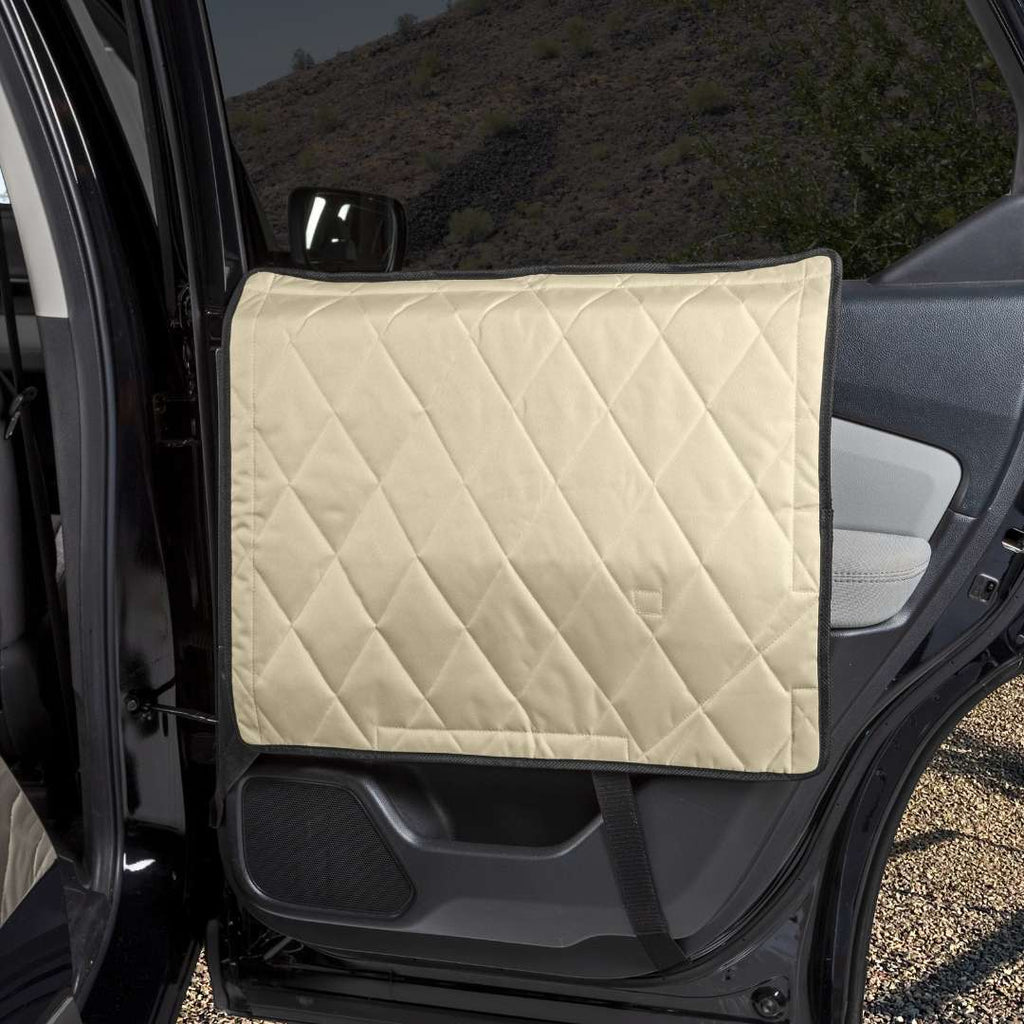 4Knines Car Door Covers That Stay In Place Large Tan