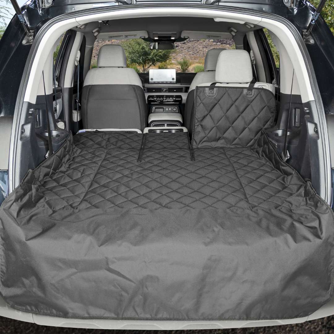 4Knines SUV Cargo Liner for Fold Down Seats Black