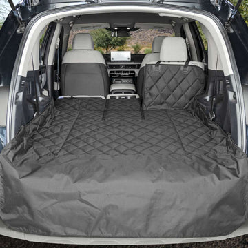 4Knines SUV Cargo Liner for Fold Down Seats Black