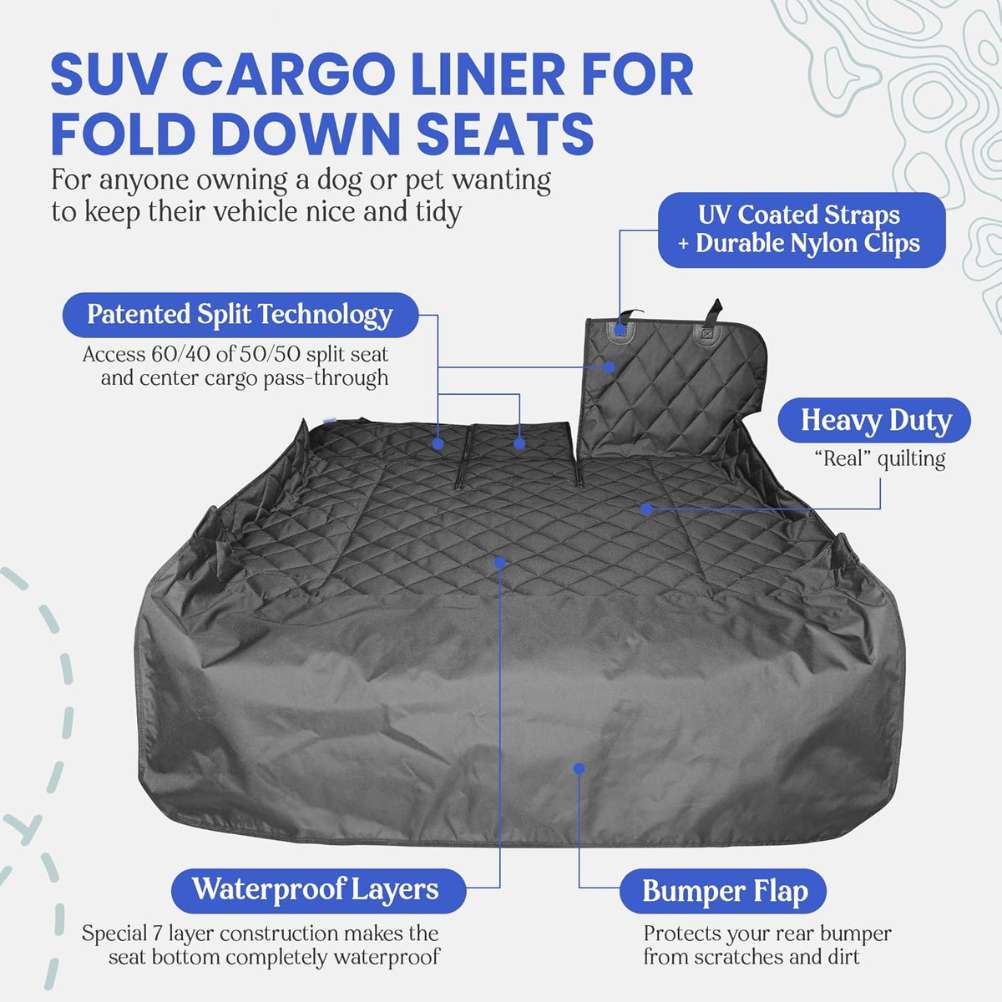 SUV Cargo Liner for Fold Down Seats - XL