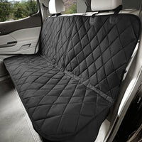 4Knines Fitted Rear Seat Cover for Fold Down Seats - No Hammock Black
