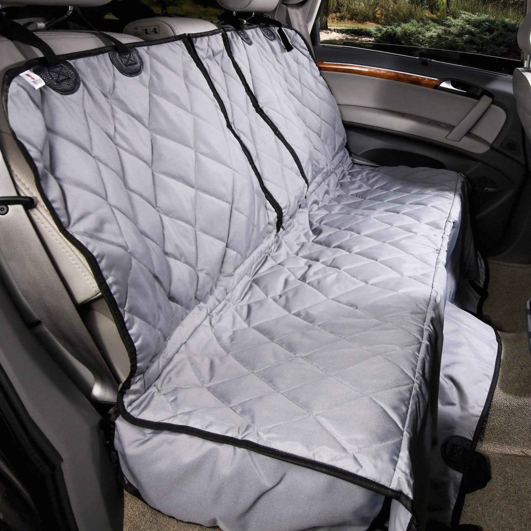 Multi-Function Split Rear Seat Cover with Hammock