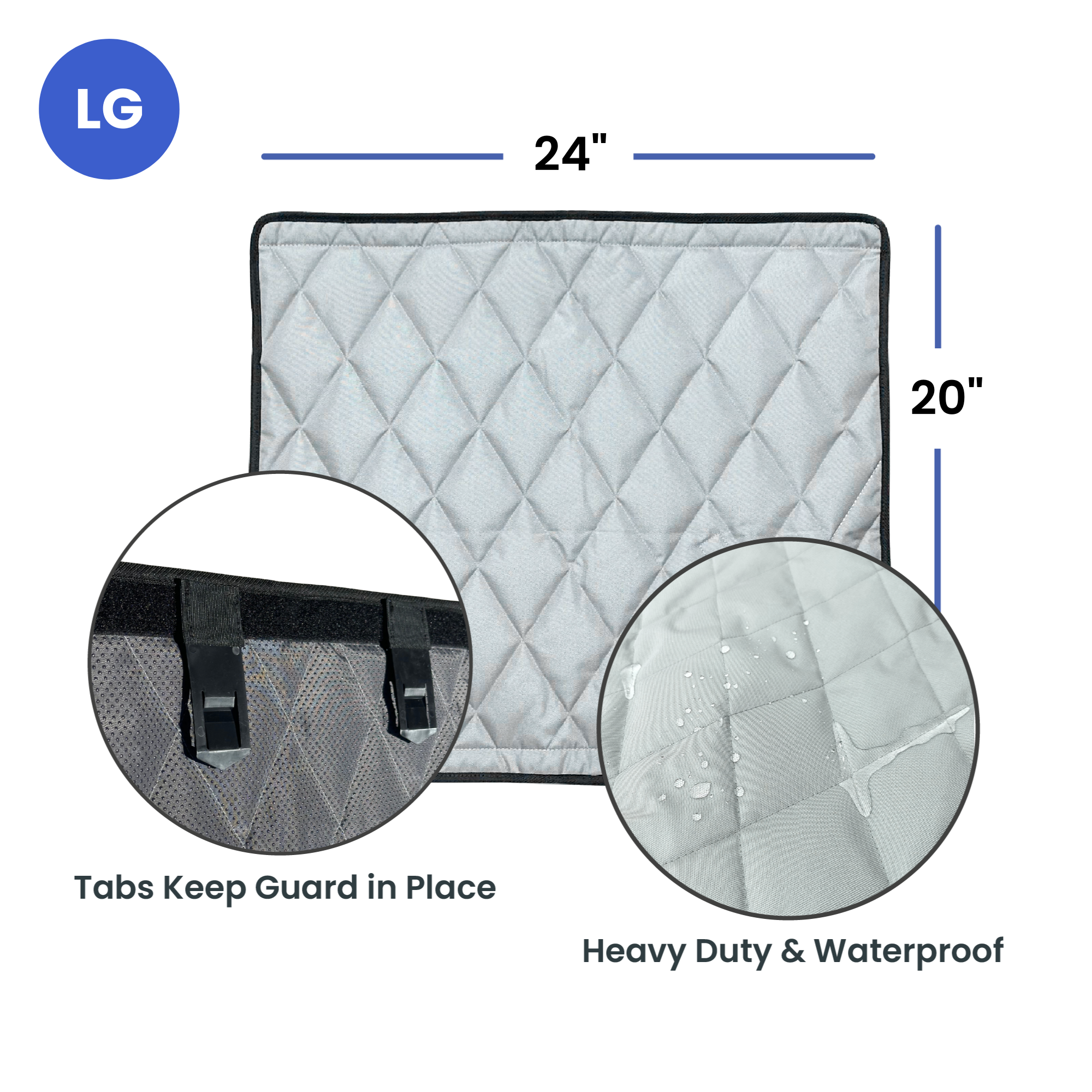 Car Door Covers That Stay In Place LG and XL- Set of 2