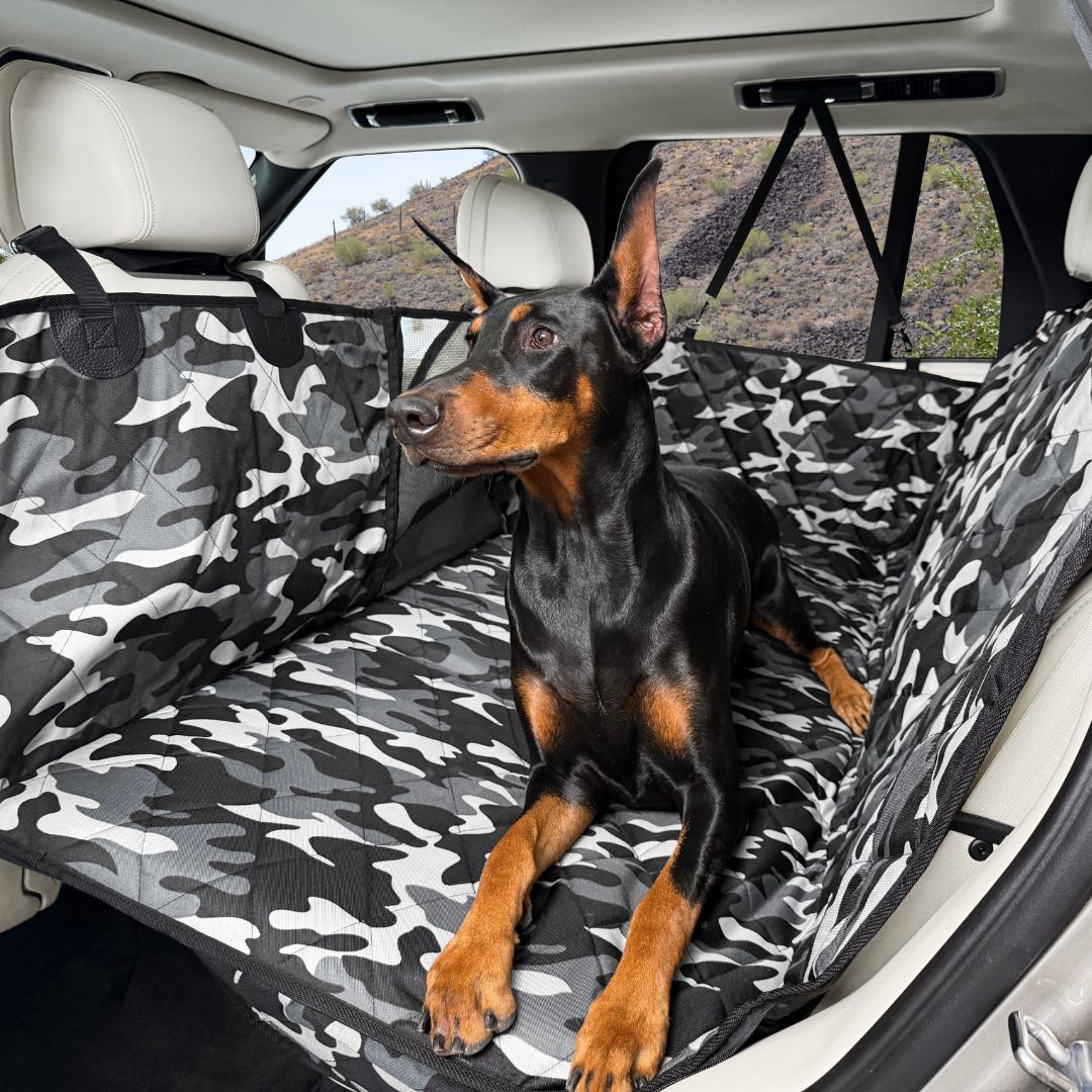 4Knines Hard Bottom Extender Car Seat Cover for Dogs in a truck - dog seat cover Ford F-150