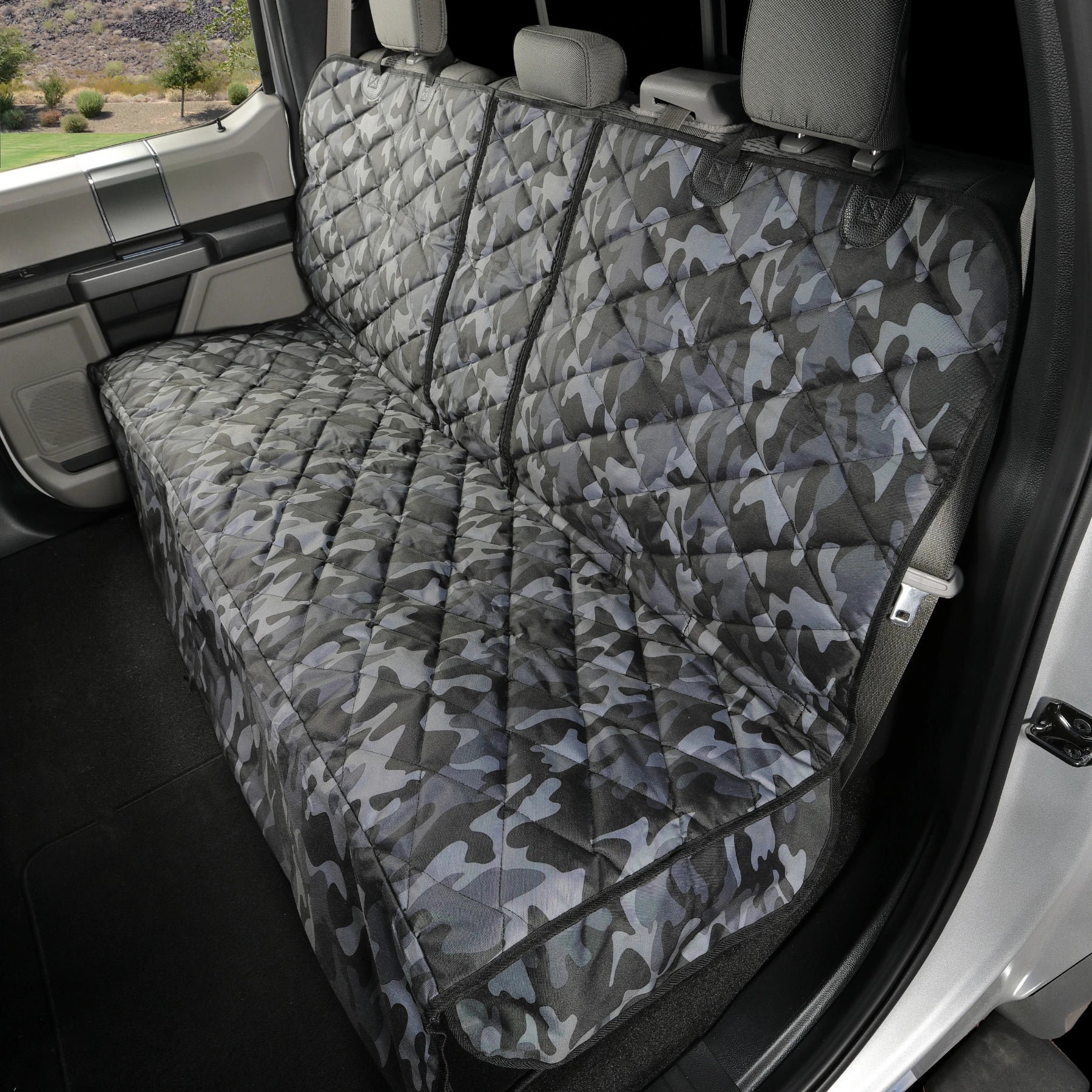 4knines split online rear seat cover