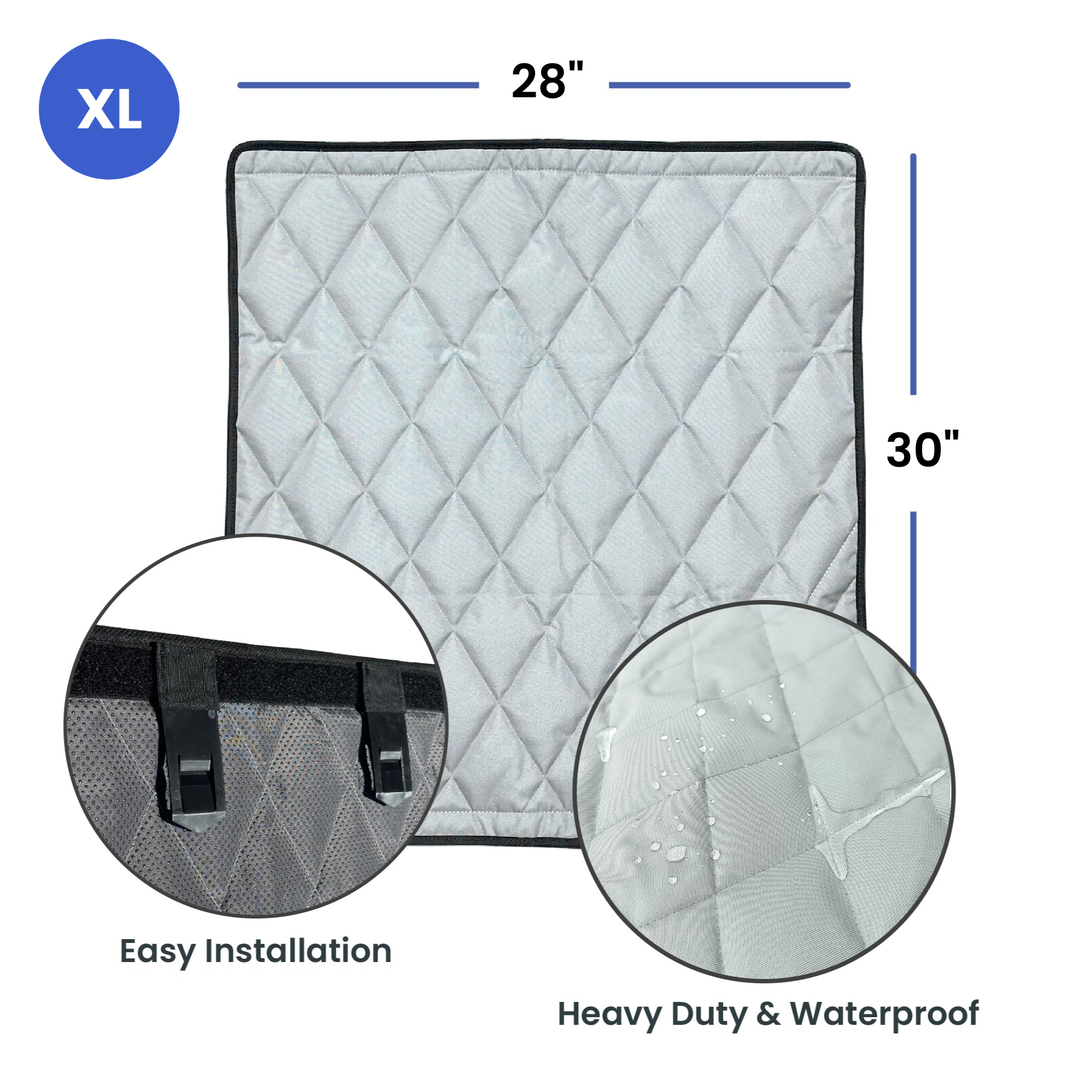 Car Door Covers That Stay In Place LG and XL- Set of 2