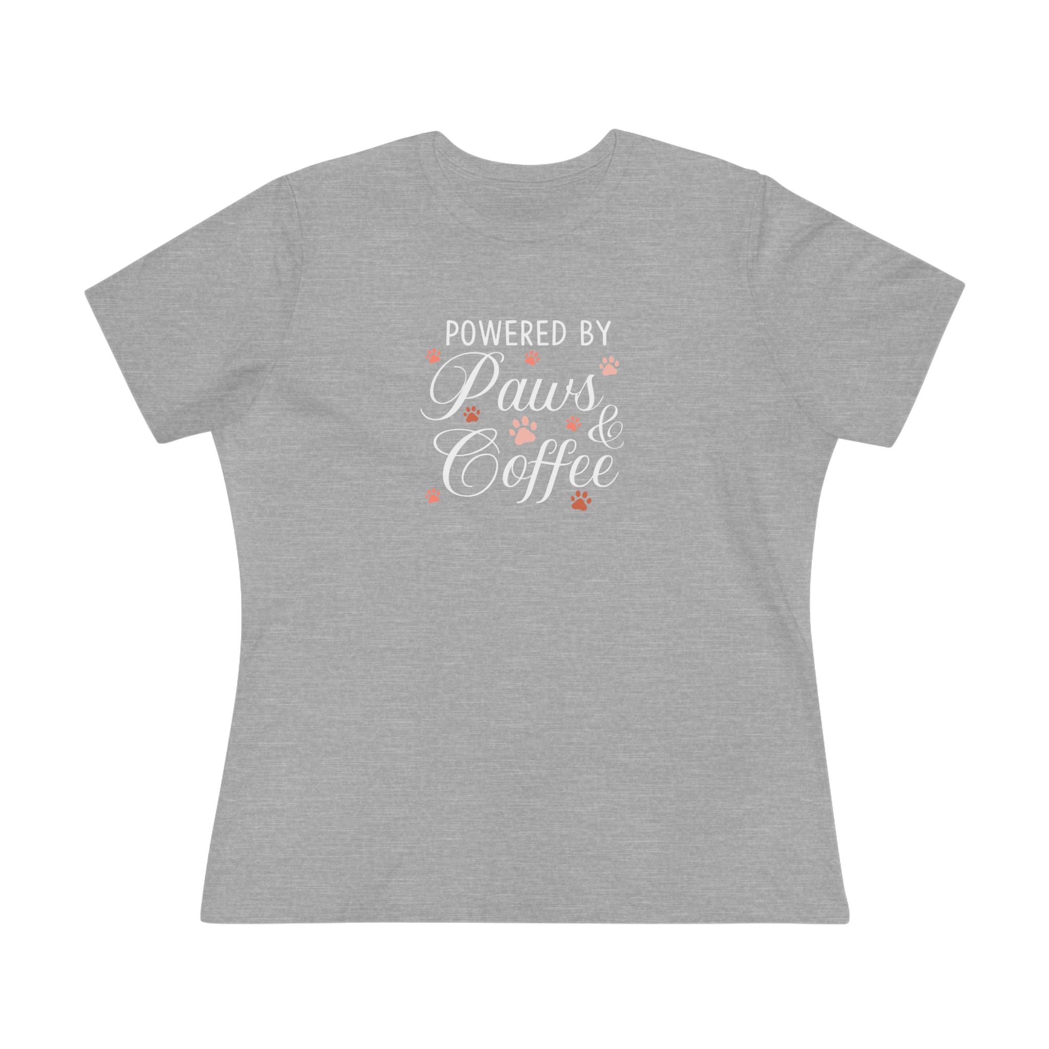 Powered by Paws & Coffee | Women's Tshirt