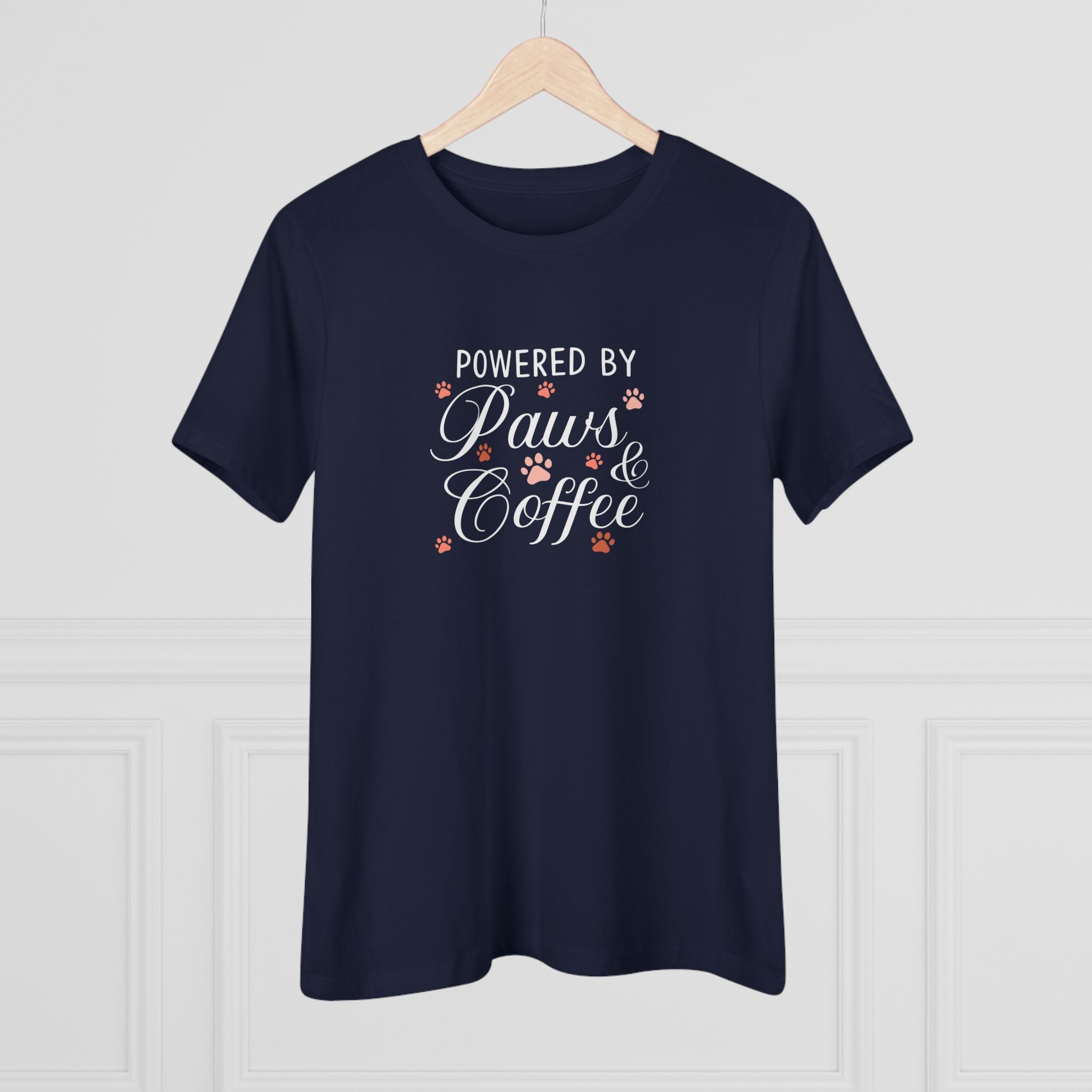 Powered by Paws & Coffee | Women's Tshirt